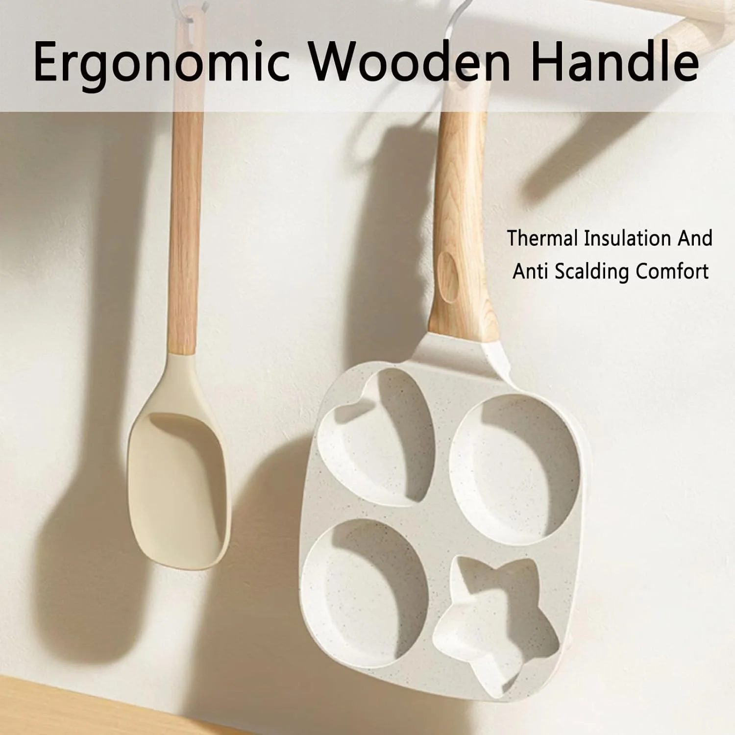 تابه نچسب جاست آپ، تابه تخم مرغ 4 خانه، تابه گریل نچسب تقسیم شده، تابه تخم مرغ گرانیتی سالم 7.5 اینچی با دسته ضد سوزش، تابه صبحانه برای تخم مرغ، پنکیک، بیکن (سفید) تابه نچسب جاست آپ، تابه تخم مرغ 4 خانه، تابه گریل نچسب تقسیم شده، تابه تخم مرغ گرانیتی سالم 7.5 اینچی با دسته ضد سوزش، تابه صبحانه برای تخم مرغ، پنکیک، بیکن (سفید)