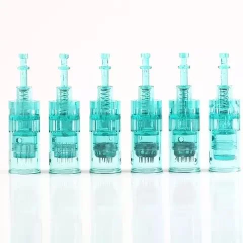 کارتریج سوزنی یکبار مصرف 16 پین و نانو گرد جایگزین قلم درمای SELWAY Ultima A6S (بسته 25 عددی، سوزن 16 پین)