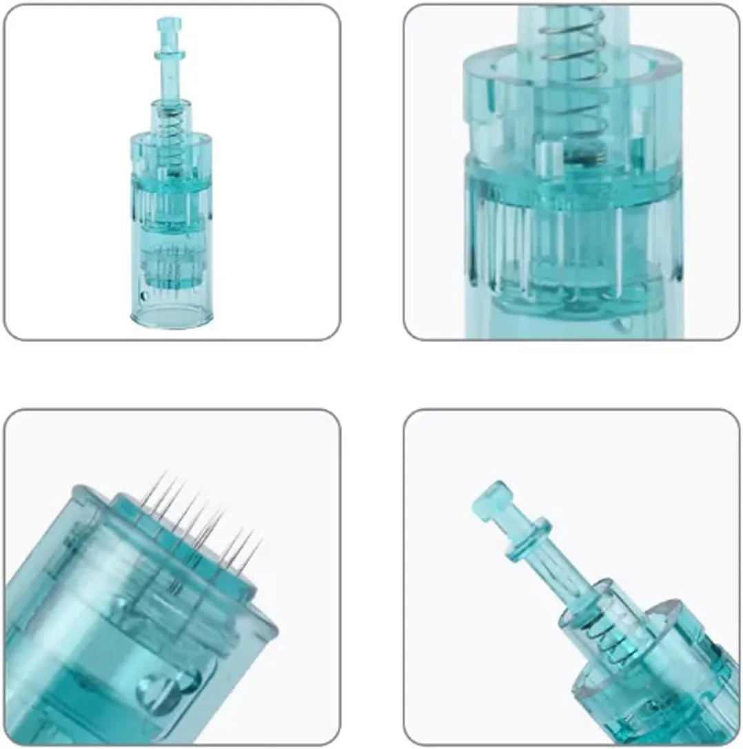 کارتریج سوزنی یکبار مصرف 16 پین و نانو گرد جایگزین قلم درمای SELWAY Ultima A6S (بسته 25 عددی، سوزن 16 پین)