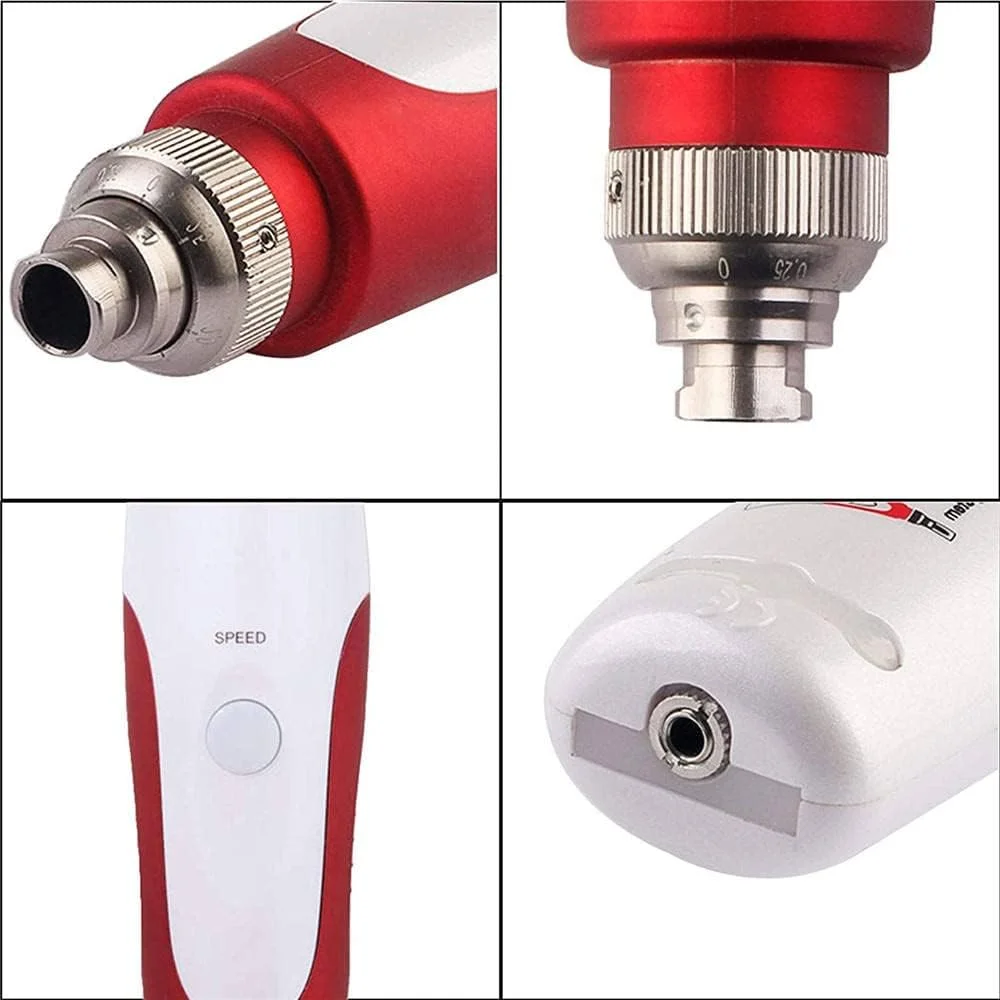 دستگاه میکرونیدلینگ مزوپن دکتر.پن N2-W شارژی/بی سیم SDERMATECH به همراه 2 کارتریج (جلوگیری از ریزش مو برای آقایان و بانوان)