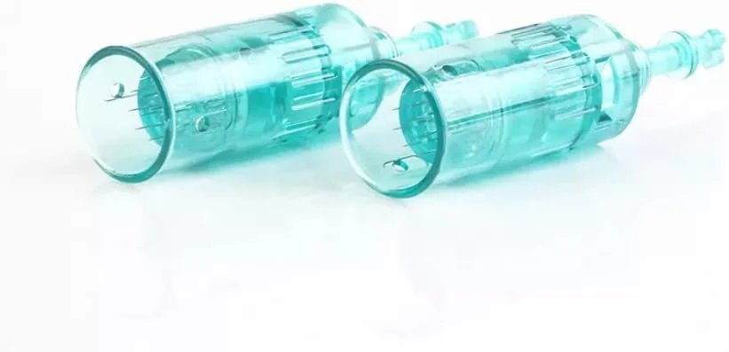 کارتریج سوزنی یکبار مصرف 16 پین و نانو گرد جایگزین قلم درمای SELWAY Ultima A6S (بسته 25 عددی، سوزن 16 پین)