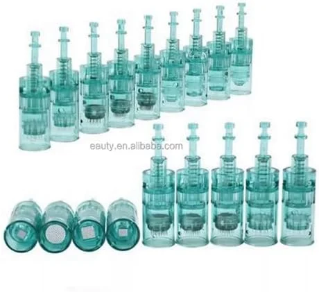 کارتریج سوزنی یکبار مصرف 16 پین و نانو گرد جایگزین قلم درمای SELWAY Ultima A6S (بسته 25 عددی، سوزن 16 پین)