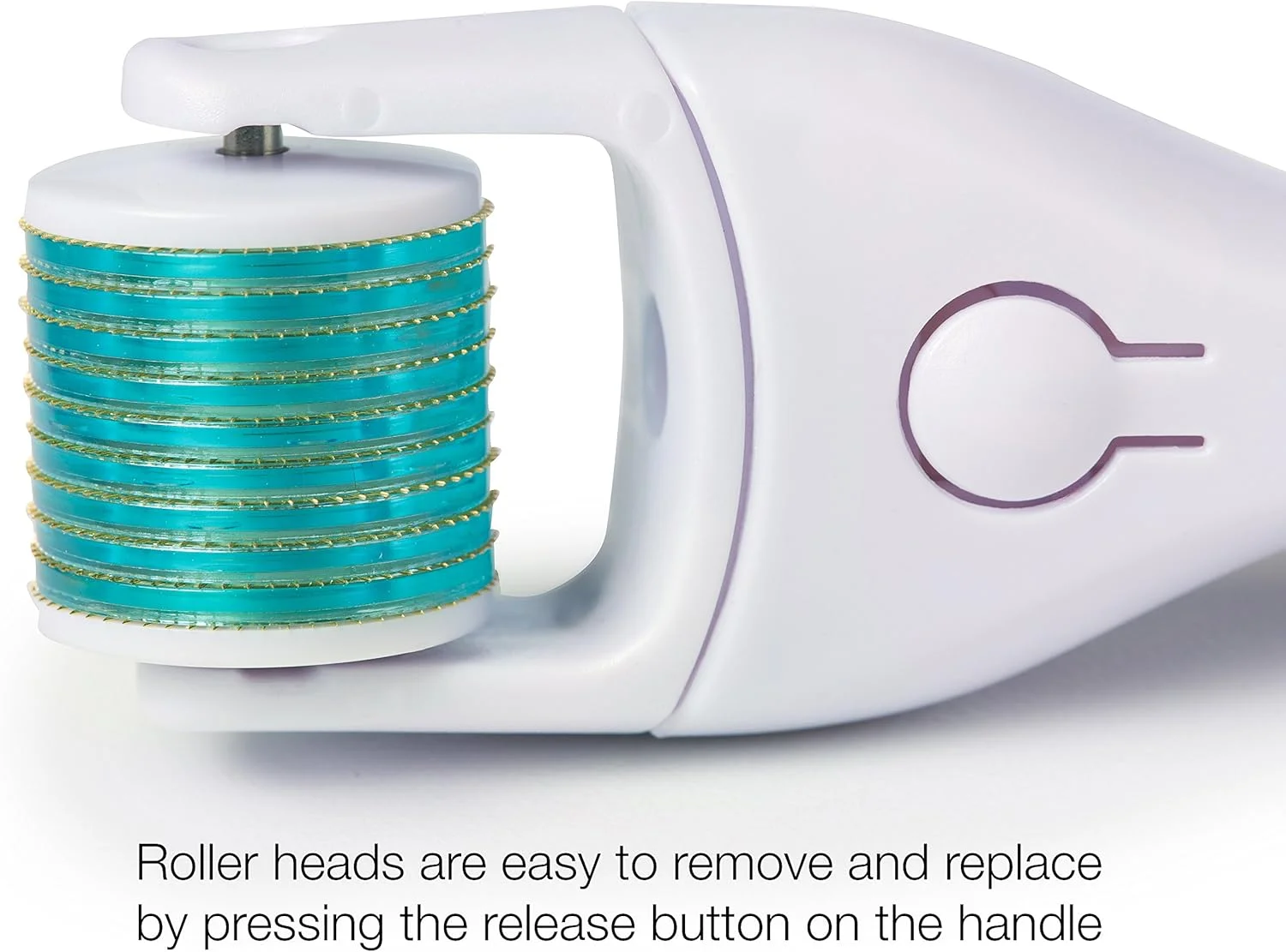 Prosper Beauty Derma Roller Microneedle 6 Piece Kit [DERMAROLL by ] Face Roller with 4 Replaceable Heads Exfoliation Microdermabrasion Micro Derma Skin Care Tool Dermaplaning Dermapen Microneedling