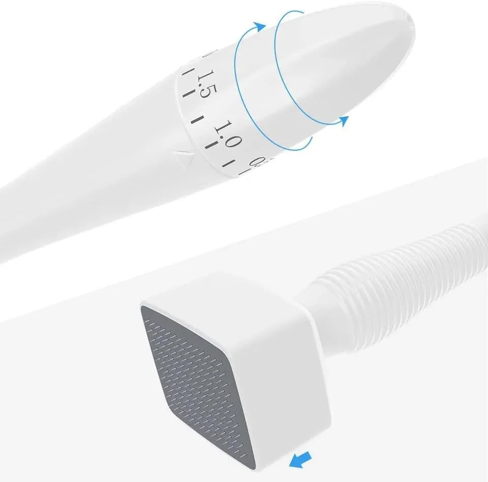 قلم درما استمپ قابل تنظیم R A Products با سوزن های تیتانیومی 140A برای جای زخم آکنه، صورت، رشد مو و ریش - 0.25 میلی متر تا 3 میلی متر