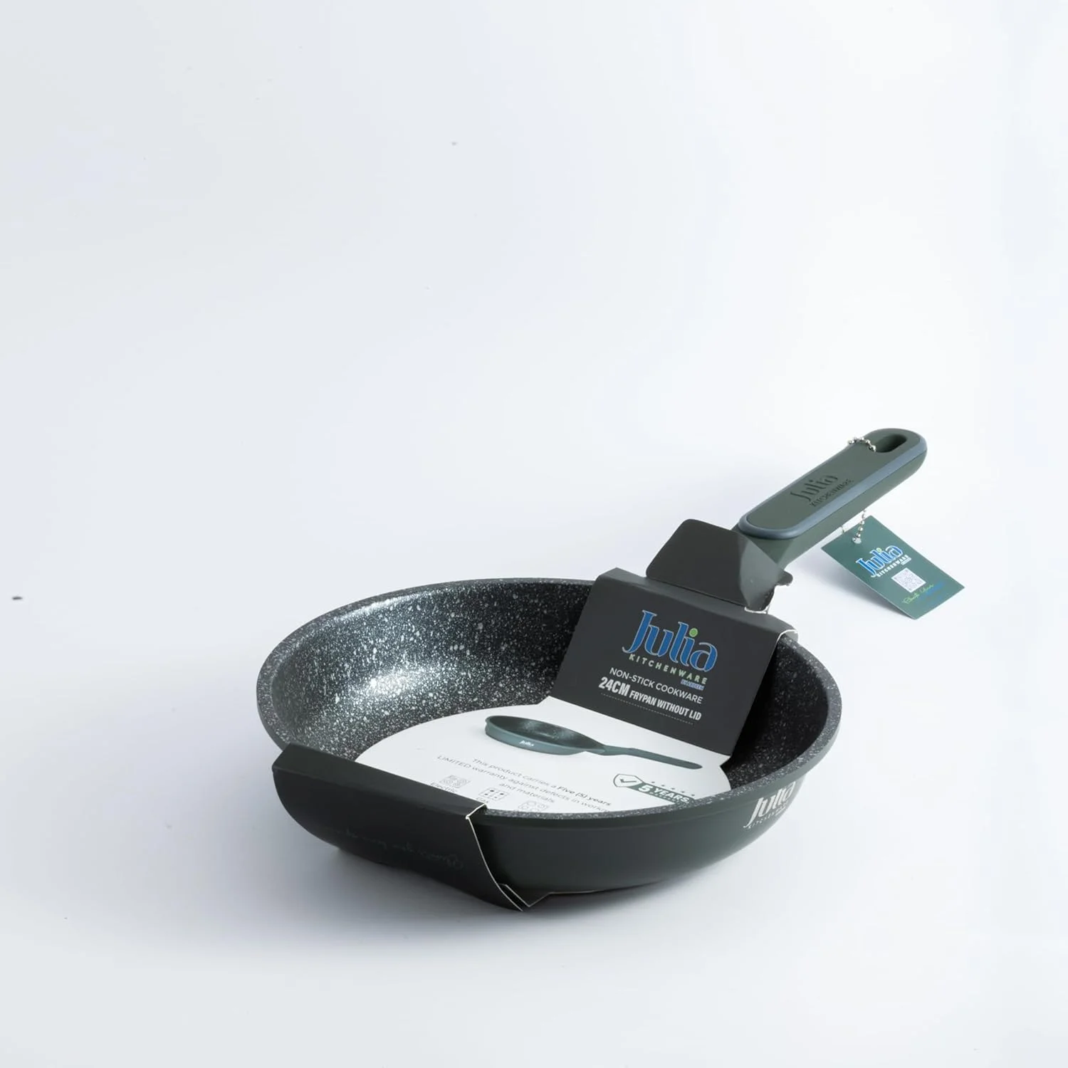 تابه جولیا الیت-پرو بدون درب 24 سانتی متری گرانیتی سبز نچسب، تابه پخت و پز فورج شده با دسته نرم، تابه بادوام و سبک برای استفاده روزانه روی انواع اجاق گاز تابه جولیا الیت-پرو بدون درب 24 سانتی متری گرانیتی سبز نچسب، تابه پخت و پز فورج شده با دسته نرم، تابه بادوام و سبک برای استفاده روزانه روی انواع اجاق گاز