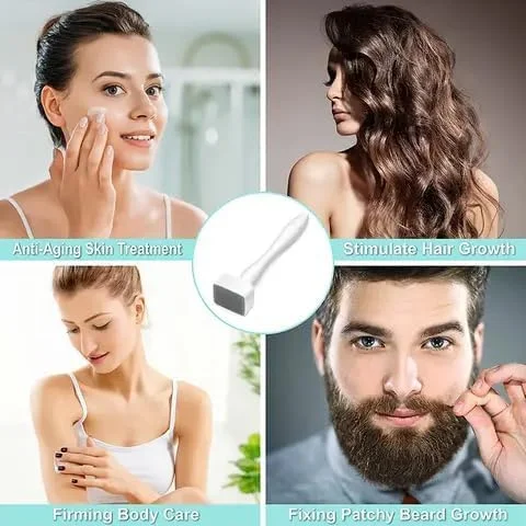 قلم درما استمپ قابل تنظیم R A Products با سوزن های تیتانیومی 140A برای جای زخم آکنه، صورت، رشد مو و ریش - 0.25 میلی متر تا 3 میلی متر