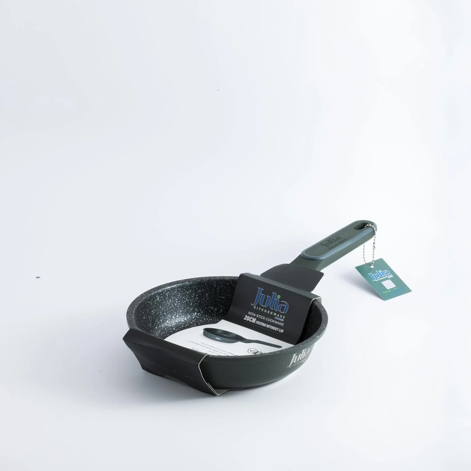 تابه جولیا الیت-پرو بدون درب 20 سانتی متری گرانیتی سبز نچسب، تابه پخت و پز فورج شده با دسته نرم، تابه بادوام و سبک برای استفاده روزانه در انواع اجاق گاز تابه جولیا الیت-پرو بدون درب 20 سانتی متری گرانیتی سبز نچسب، تابه پخت و پز فورج شده با دسته نرم، تابه بادوام و سبک برای استفاده روزانه در انواع اجاق گاز