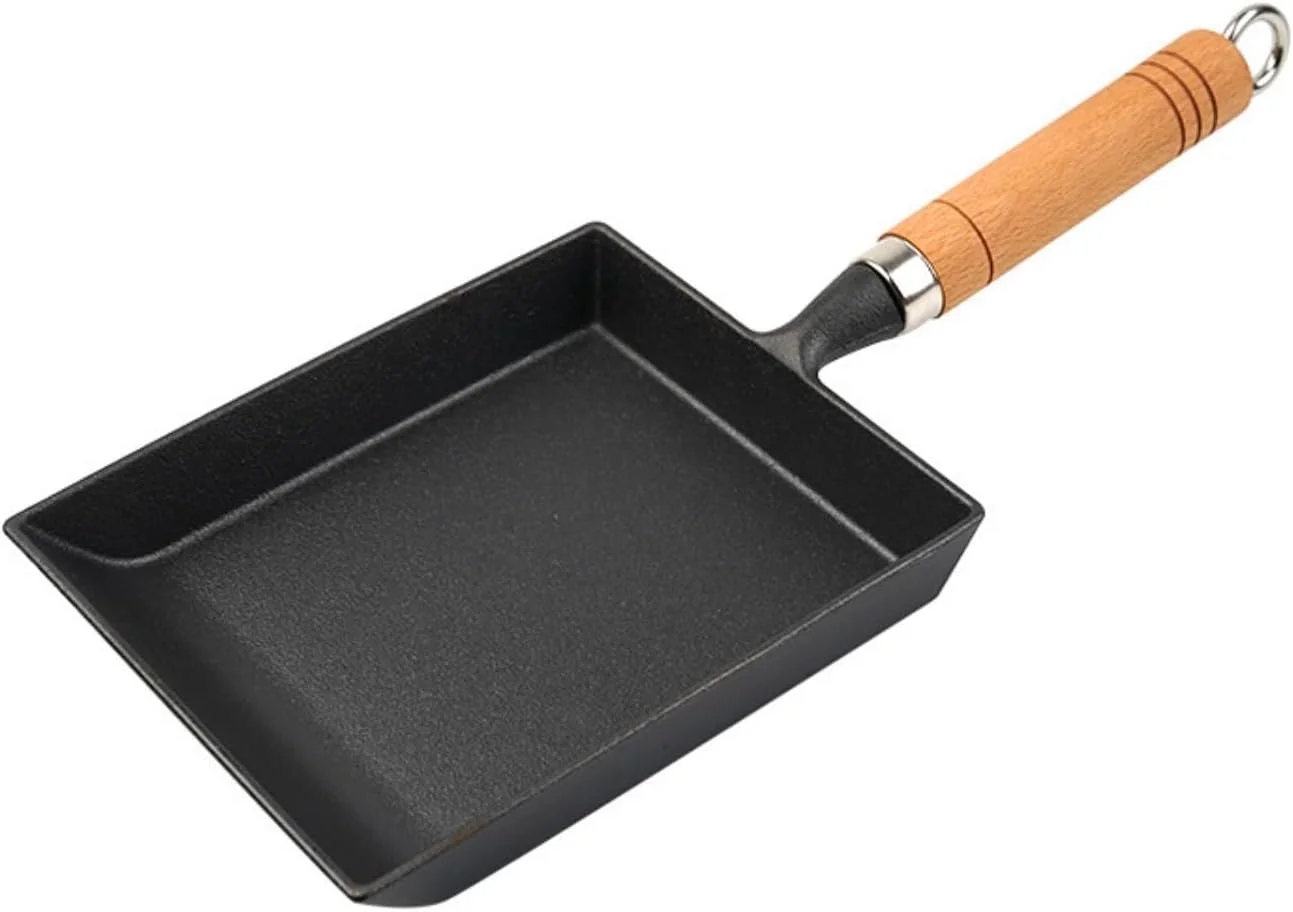 Cast Iron Japanese Tamago-yaki Skillet, Square Mini Frying Pan, Non-Stick Non-Stick Omelette Pan for Home Use Cast Iron Japanese Tamago-yaki Skillet, Square Mini Frying Pan, Non-Stick Non-Stick Omelette Pan for Home Use