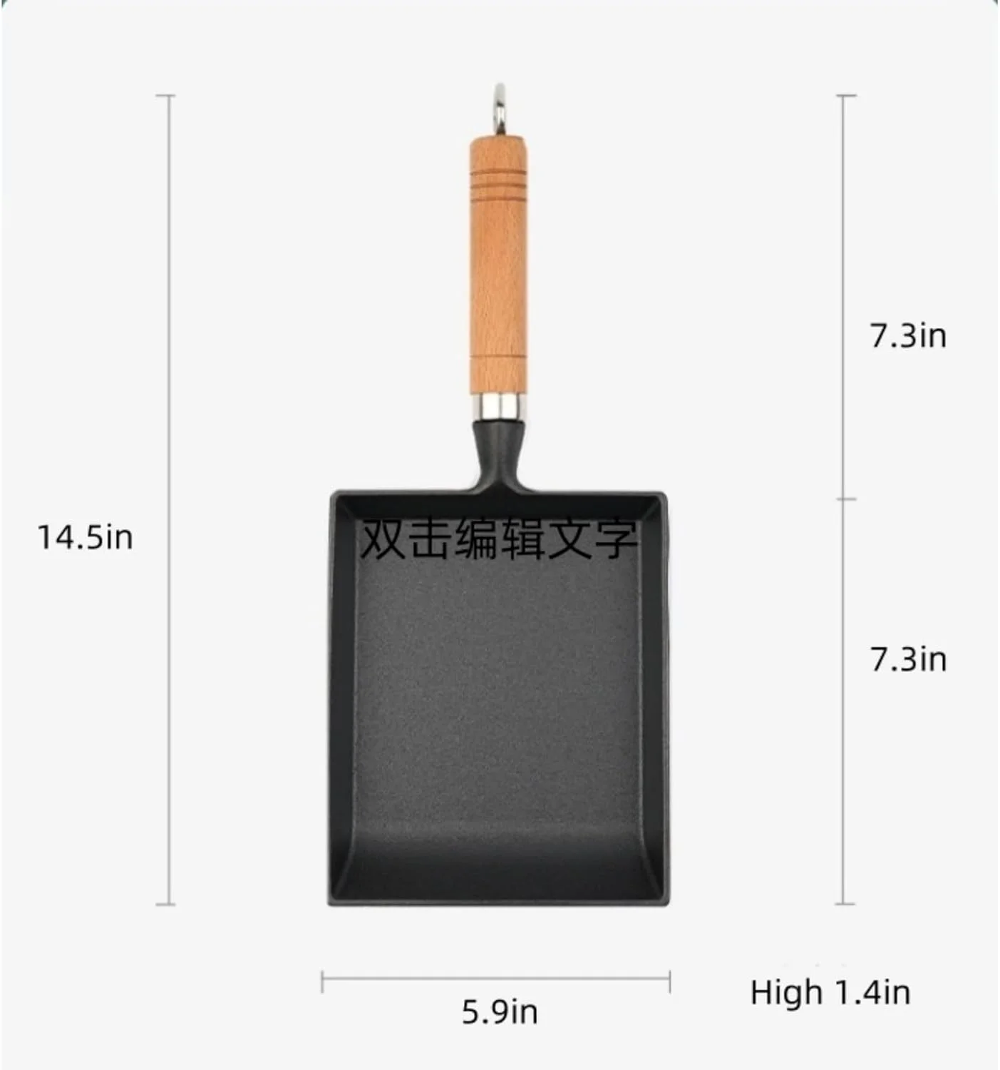 Cast Iron Japanese Tamago-yaki Skillet, Square Mini Frying Pan, Non-Stick Non-Stick Omelette Pan for Home Use Cast Iron Japanese Tamago-yaki Skillet, Square Mini Frying Pan, Non-Stick Non-Stick Omelette Pan for Home Use