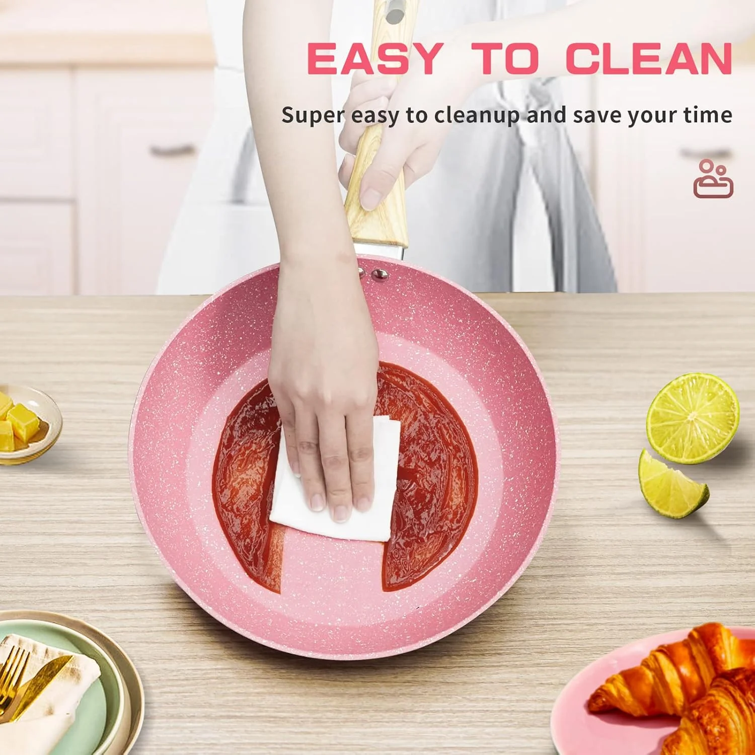 تابه سرخ کن نچسب اینروِل، تابه های نچسب برای پخت و پز، تابه تخم مرغ، تابه املت، تابه پخت و پز (8 اینچ) تابه سرخ کن نچسب اینروِل، تابه های نچسب برای پخت و پز، تابه تخم مرغ، تابه املت، تابه پخت و پز (8 اینچ)