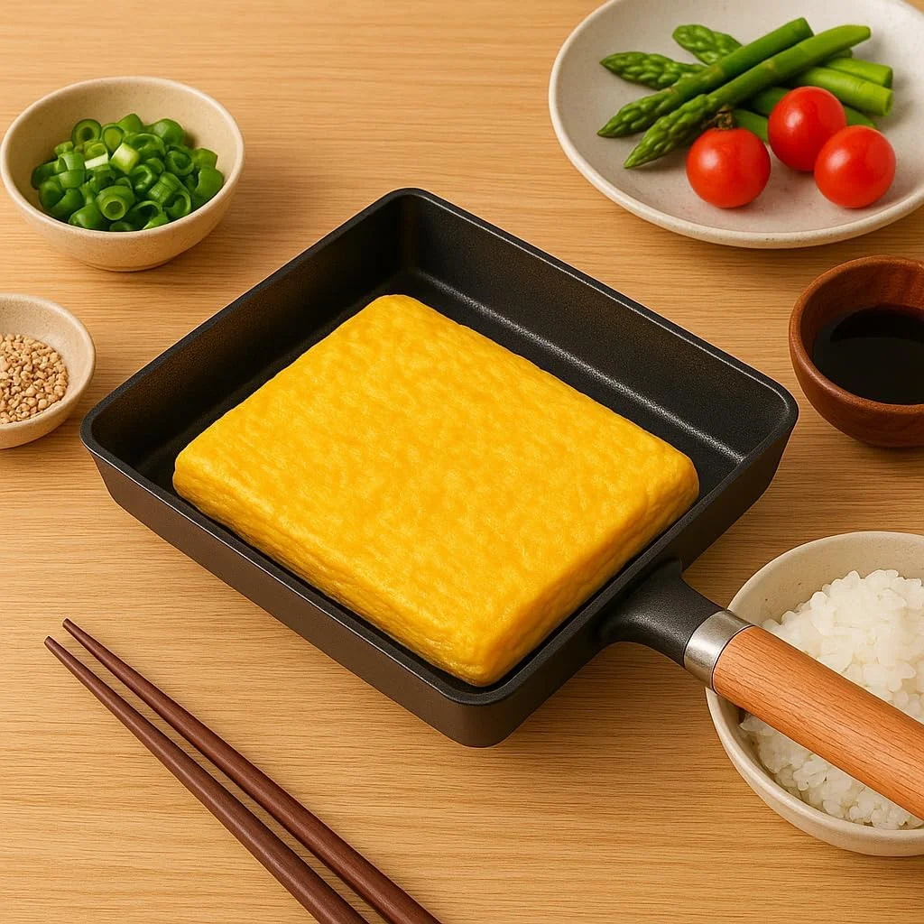 Cast Iron Japanese Tamago-yaki Skillet, Square Mini Frying Pan, Non-Stick Non-Stick Omelette Pan for Home Use Cast Iron Japanese Tamago-yaki Skillet, Square Mini Frying Pan, Non-Stick Non-Stick Omelette Pan for Home Use
