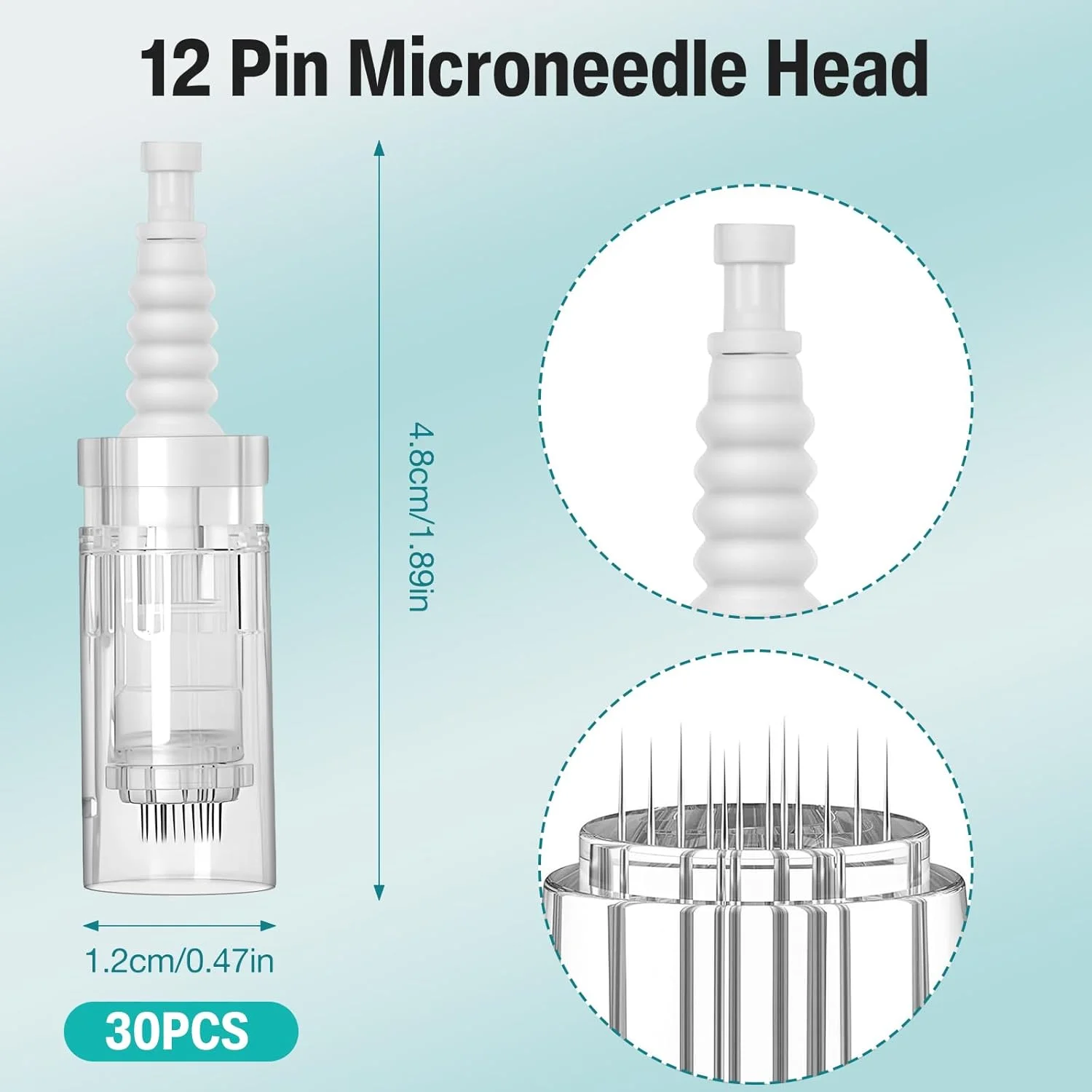 بسته 30 عددی سوزن های میکرونیدلینگ 12 پین، سوزن های جایگزین قلم میکرونیدلینگ، سری های جایگزین درماپن، دستگاه میکرونیدلینگ برای ترمیم پوست بسته 30 عددی سوزن های میکرونیدلینگ 12 پین، سوزن های جایگزین قلم میکرونیدلینگ، سری های جایگزین درماپن، دستگاه میکرونیدلینگ برای ترمیم پوست