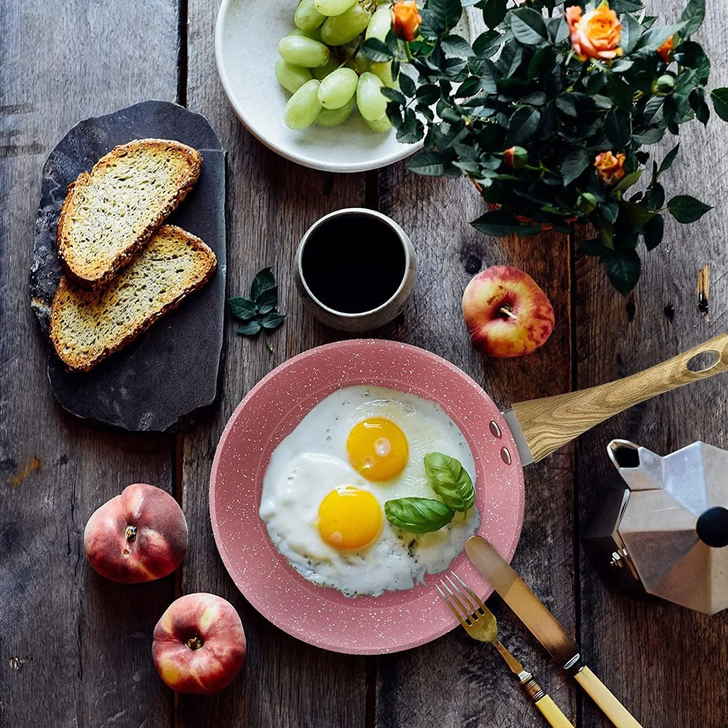 تابه سرخ کن نچسب اینروِل، تابه های نچسب برای پخت و پز، تابه تخم مرغ، تابه املت، تابه پخت و پز (8 اینچ) تابه سرخ کن نچسب اینروِل، تابه های نچسب برای پخت و پز، تابه تخم مرغ، تابه املت، تابه پخت و پز (8 اینچ)