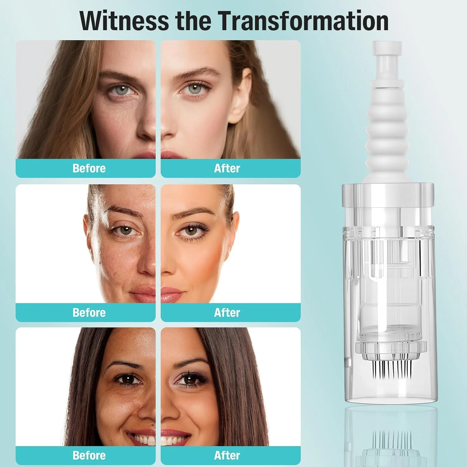 بسته 30 عددی سوزن های میکرونیدلینگ 12 پین، سوزن های جایگزین قلم میکرونیدلینگ، سری های جایگزین درماپن، دستگاه میکرونیدلینگ برای ترمیم پوست بسته 30 عددی سوزن های میکرونیدلینگ 12 پین، سوزن های جایگزین قلم میکرونیدلینگ، سری های جایگزین درماپن، دستگاه میکرونیدلینگ برای ترمیم پوست