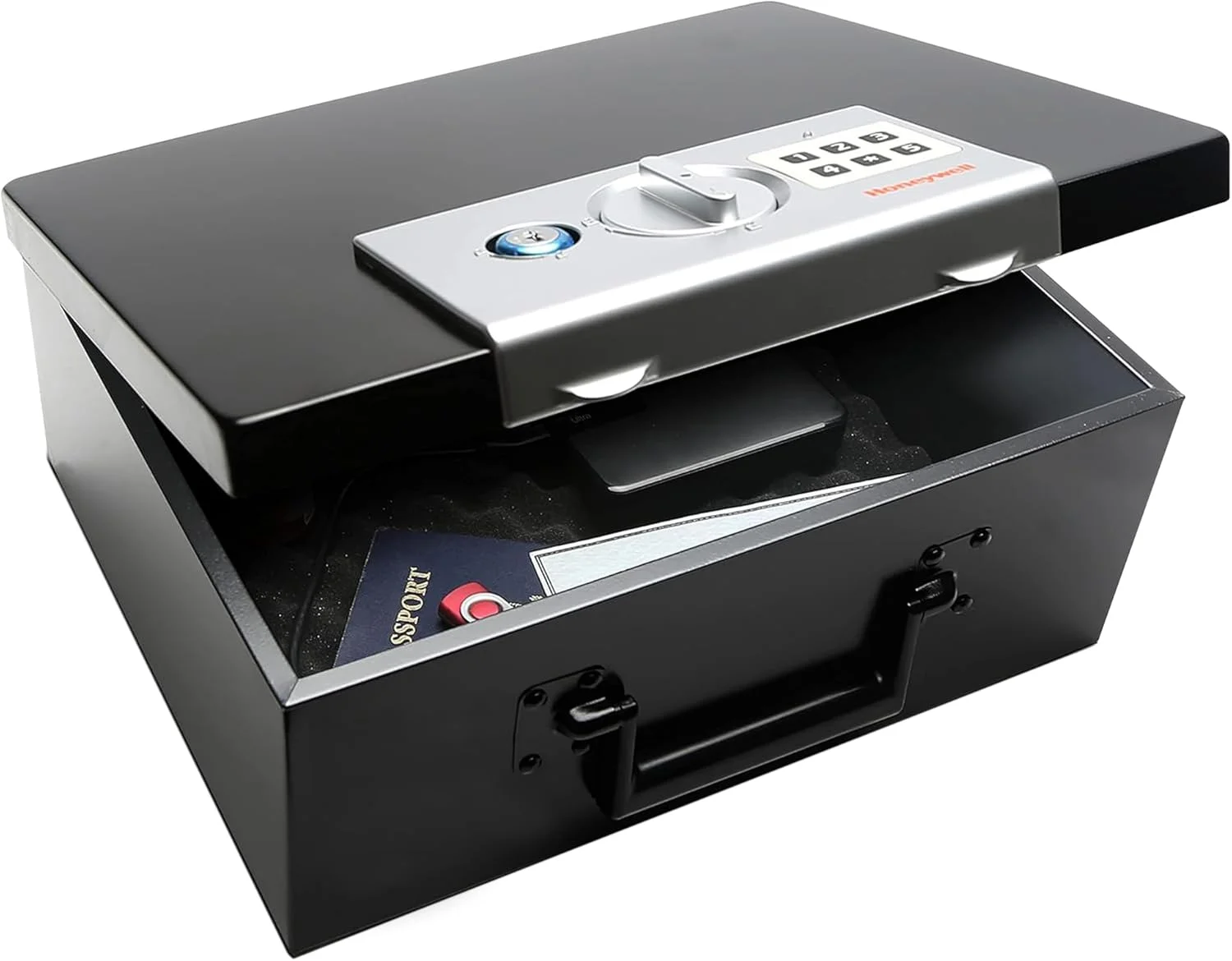 صندوق امنیتی دیجیتال فولادی ضد حریق هانیول 6108 با ظرفیت 7 لیتر