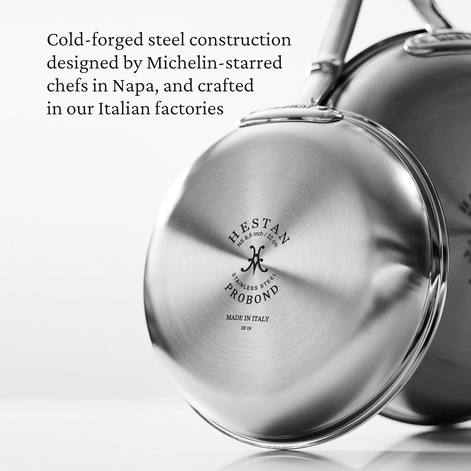 هستان - مجموعه ProBond - تابه نچسب استیل ضد زنگ TITUM 100% با اتصال سه گانه، سازگار با اجاق گاز القایی، ساخته شده بدون PFOA (8.5 اینچ) هستان - مجموعه ProBond - تابه نچسب استیل ضد زنگ TITUM 100% با اتصال سه گانه، سازگار با اجاق گاز القایی، ساخته شده بدون PFOA (8.5 اینچ)