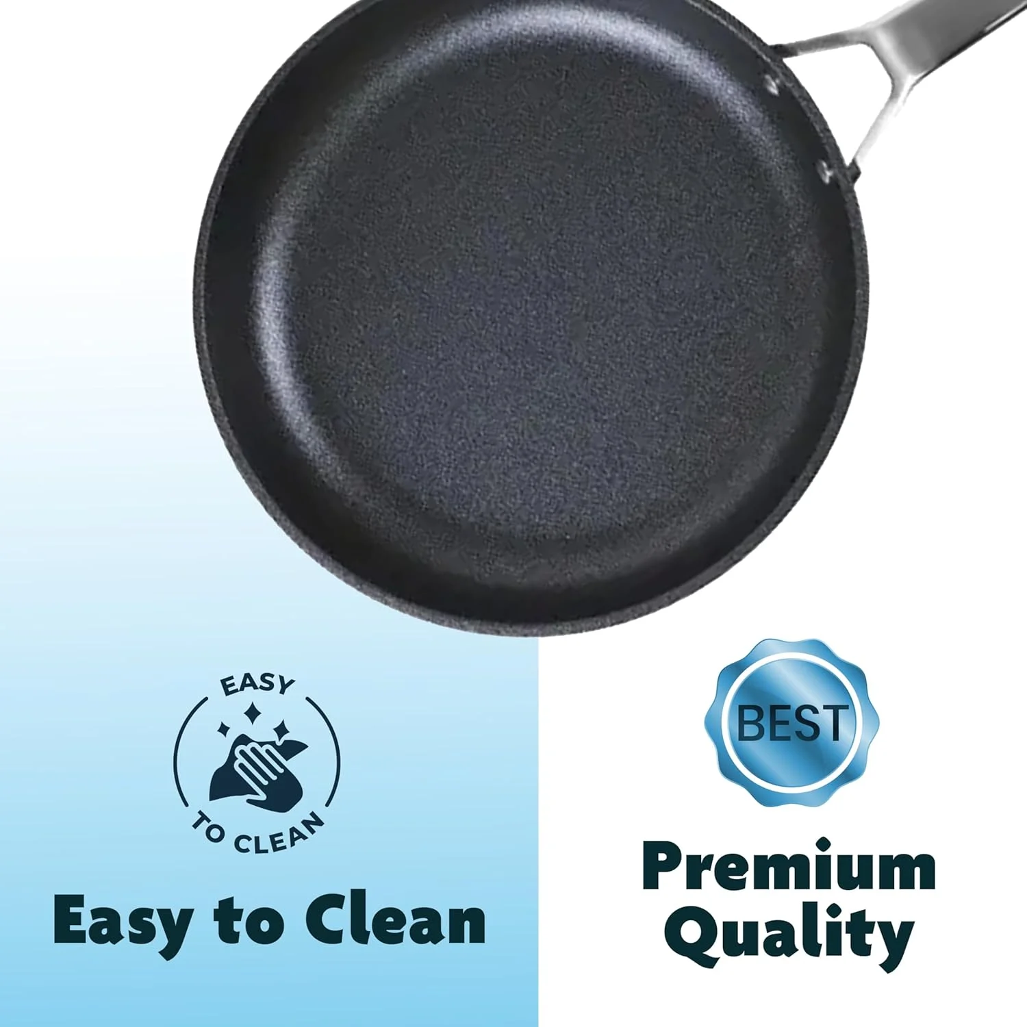 تابه القایی های-تک B&S | تابه نچسب با روکش الماس | تابه آلومینیومی ضخیم با دسته استیل ضد زنگ | مقاوم در برابر خراش | قابل شستشو در ماشین ظرفشویی و استفاده در فر (مشکی، 24 سانتی متر) تابه القایی های-تک B&S | تابه نچسب با روکش الماس | تابه آلومینیومی ضخیم با دسته استیل ضد زنگ | مقاوم در برابر خراش | قابل شستشو در ماشین ظرفشویی و استفاده در فر (مشکی، 24 سانتی متر)