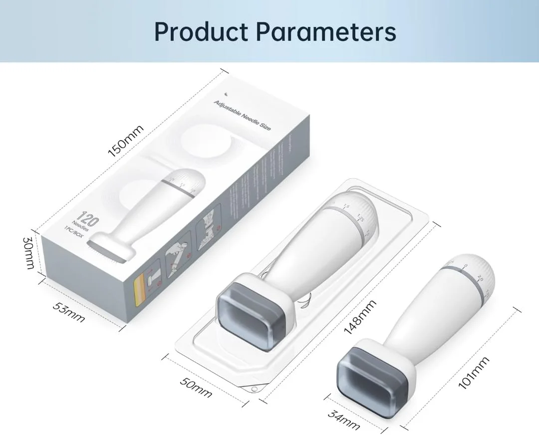 میکرونیدلینگ درما استمپ NIKITA.VIVI، دارای 120 سوزن قابل تنظیم 0-2 میلیمتری، قلم میکرونیدلینگ حرفهای استیل ضد زنگ برای زنان و مردان، مناسب برای رشد مو، مراقبت از پوست و رشد ریش میکرونیدلینگ درما استمپ NIKITA.VIVI، دارای 120 سوزن قابل تنظیم 0-2 میلیمتری، قلم میکرونیدلینگ حرفهای استیل ضد زنگ برای زنان و مردان، مناسب برای رشد مو، مراقبت از پوست و رشد ریش