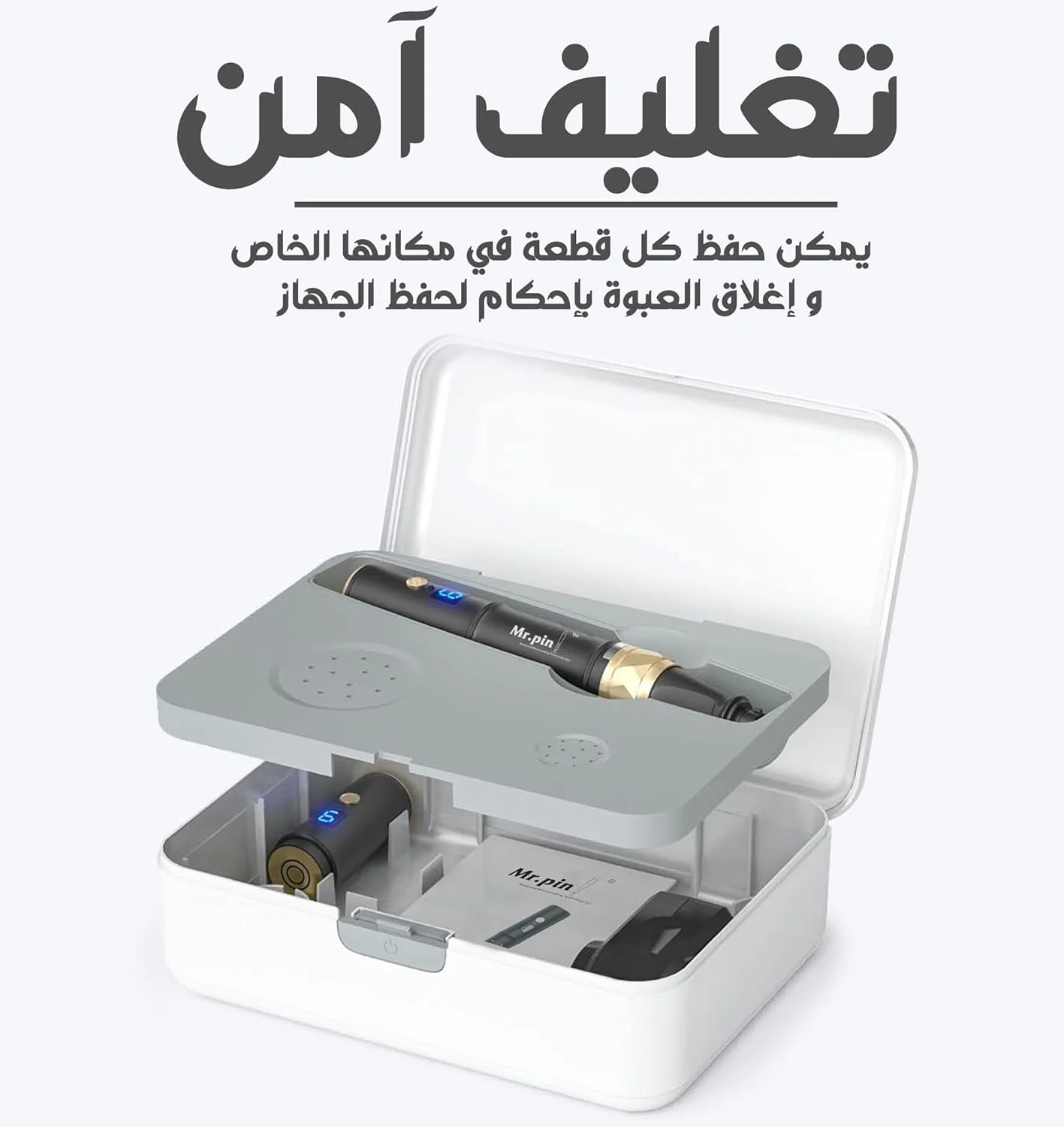 دستگاه اصلی درماپن Mr.Pin A8S Plus - بی سیم به همراه 22 عدد کارتریج تعویضی در سایزهای مختلف - برای مراقبت از پوست و مو دستگاه اصلی درماپن Mr.Pin A8S Plus - بی سیم به همراه 22 عدد کارتریج تعویضی در سایزهای مختلف - برای مراقبت از پوست و مو