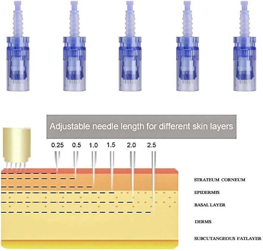 کارتریج سوزنی 36 پین MYSWEETY، بسته 20 عددی، میکرونیدل برای Dr.pen A6، سوزن های کوچک برای قلم استمپ میکرونیدلینگ برقی