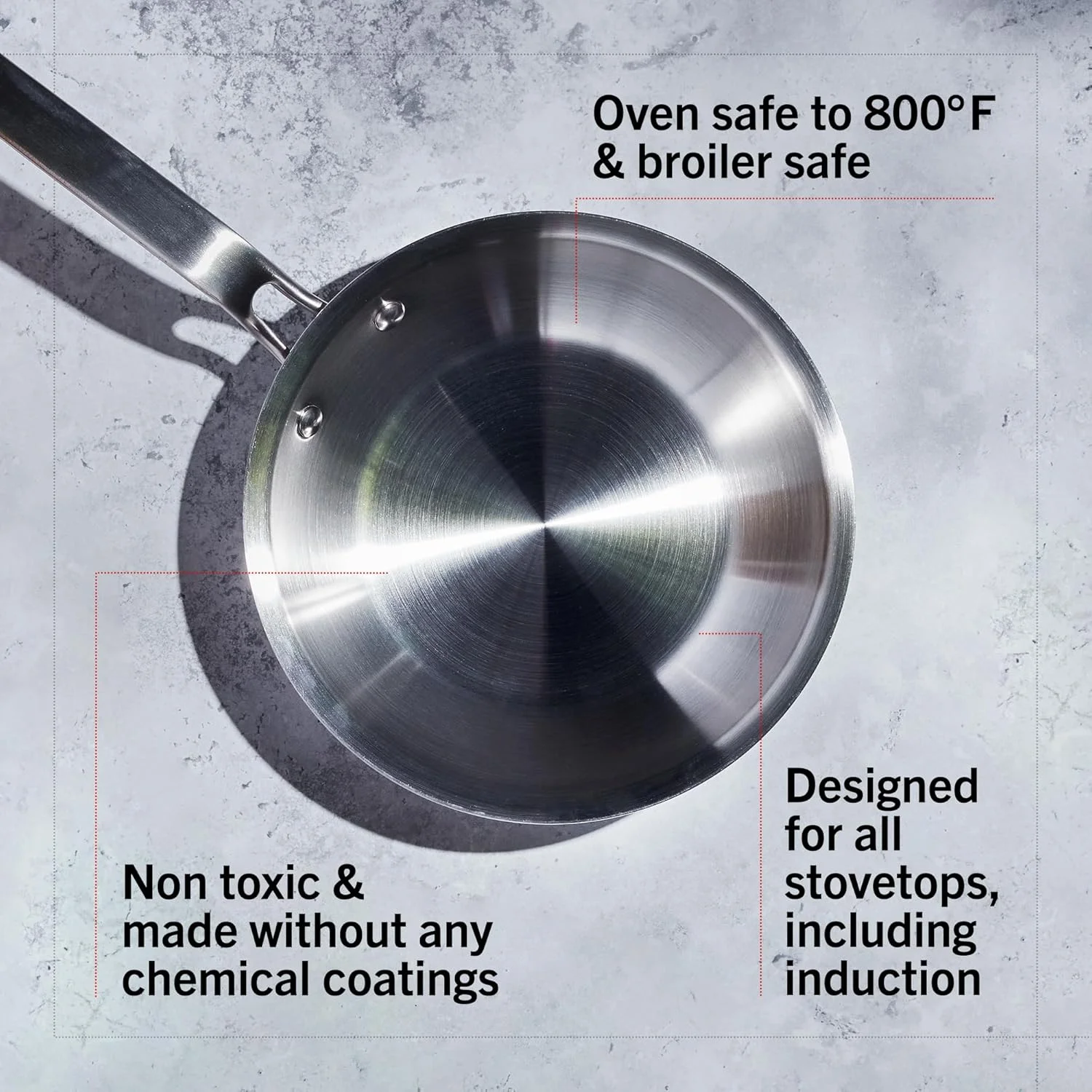 تابه استیل هریتیج ایتر سایز 10.5 اینچ | ساخت آمریکا | تابه استیل 5 لایه با پوشش کامل | طراحی دسته خنک | تابه القایی | تابه غیر سمی | تابه تخم مرغ پزی | مانند یک ایتر آشپزی کنید تابه استیل هریتیج ایتر سایز 10.5 اینچ | ساخت آمریکا | تابه استیل 5 لایه با پوشش کامل | طراحی دسته خنک | تابه القایی | تابه غیر سمی | تابه تخم مرغ پزی | مانند یک ایتر آشپزی کنید