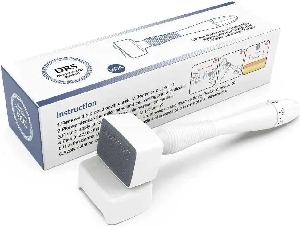 مهر درما استیل ضد زنگ Mr.Pin با 140 سوزن قابل تنظیم - قلم میکرونیدلینگ حرفه ای برای خانم ها و آقایان - مهر درما میکرونیدلینگ