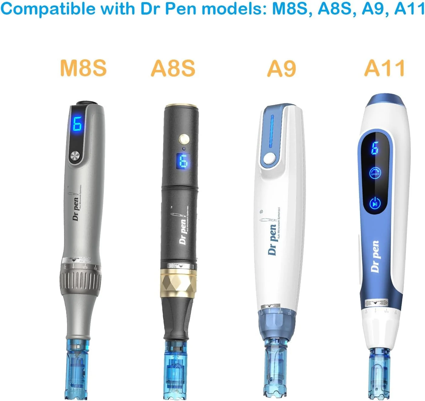 کارتریج های قلم میکرونیدلینگ برای Dr Pen M8S, A11, A8S برای استفاده خانگی (36 پین، 10 عدد) کارتریج های قلم میکرونیدلینگ برای Dr Pen M8S, A11, A8S برای استفاده خانگی (36 پین، 10 عدد)