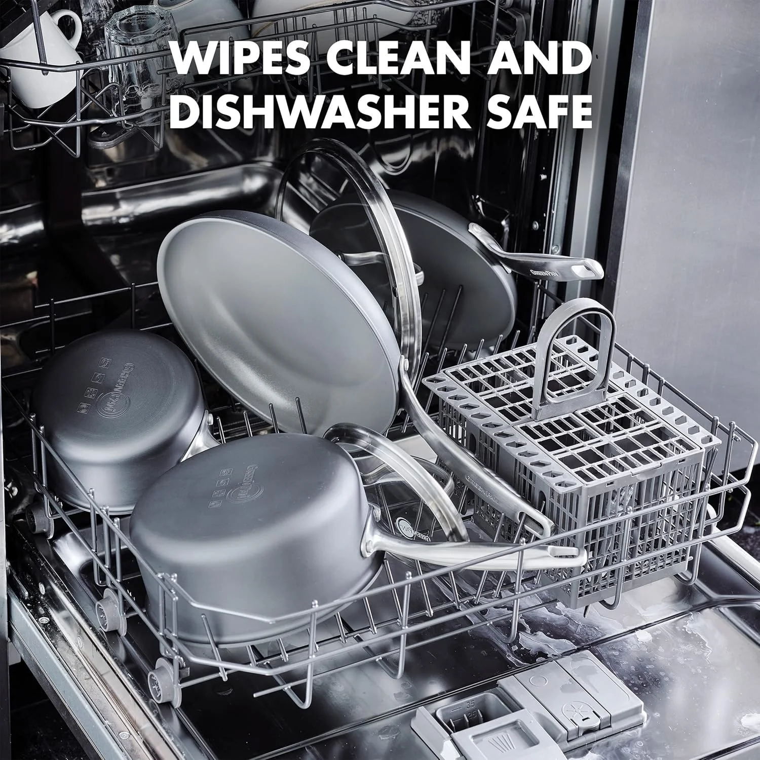 تابه استیل سه لایه نچسب سرامیکی سالم گرین پن چتم، سایز 8 اینچ، بدون PFAS، مناسب برای اجاق های القایی، قابل شستشو در ماشین ظرفشویی، نقره ای تابه استیل سه لایه نچسب سرامیکی سالم گرین پن چتم، سایز 8 اینچ، بدون PFAS، مناسب برای اجاق های القایی، قابل شستشو در ماشین ظرفشویی، نقره ای