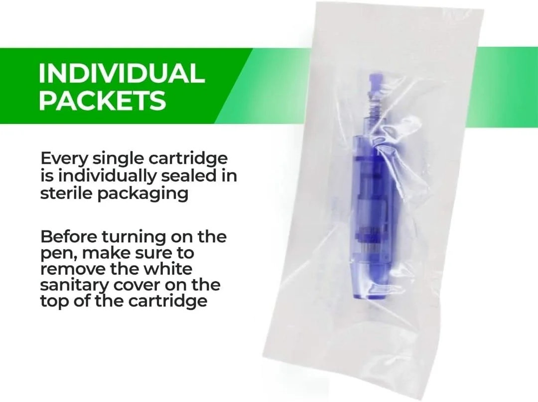 کارتریج های جایگزین ModiX Dr. Pen Ultima A1 - بسته 10 عددی - 12 پین (0.25 میلی متر) سرنیزه ای - قطعات جایگزین یکبار مصرف