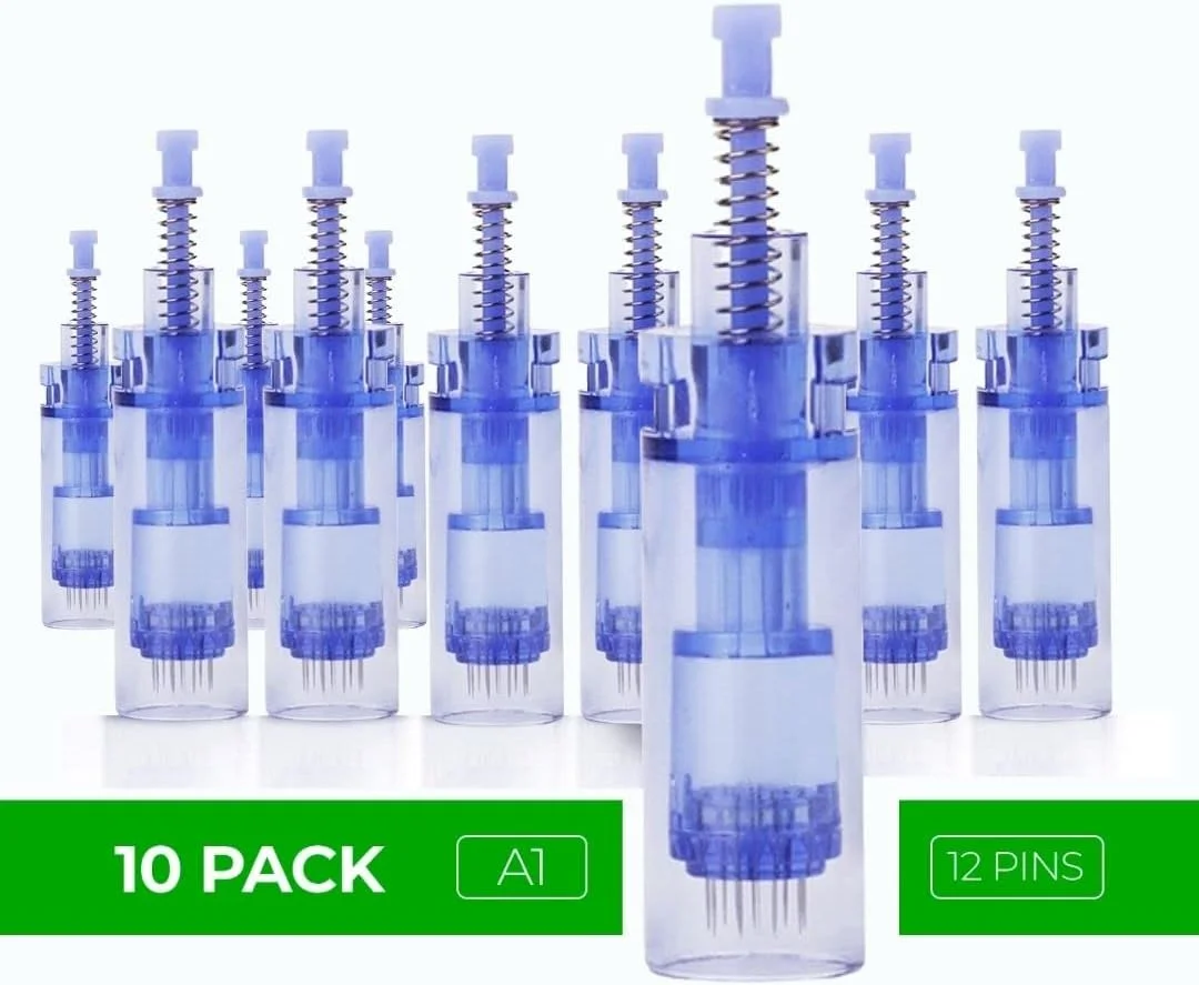 کارتریج های جایگزین ModiX Dr. Pen Ultima A1 - بسته 10 عددی - 12 پین (0.25 میلی متر) سرنیزه ای - قطعات جایگزین یکبار مصرف