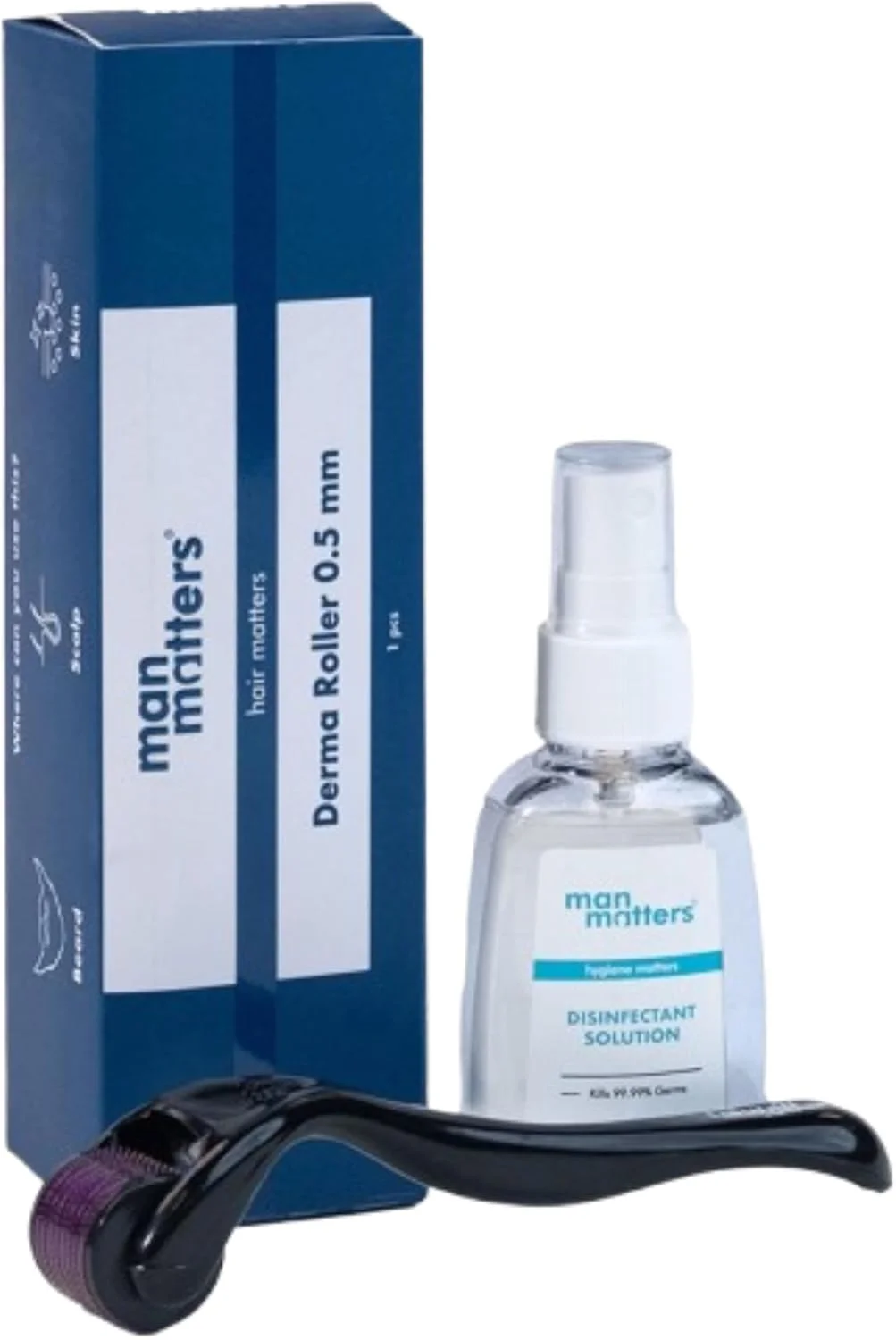 درمارولر مردانه با ضدعفونی کننده | 540 سوزن تیتانیومی آلیاژی 0.5 میلی متری | کاهش ریزش مو و تحریک فولیکول های مو | استفاده آسان | ایمن و موثر درمارولر مردانه با ضدعفونی کننده | 540 سوزن تیتانیومی آلیاژی 0.5 میلی متری | کاهش ریزش مو و تحریک فولیکول های مو | استفاده آسان | ایمن و موثر