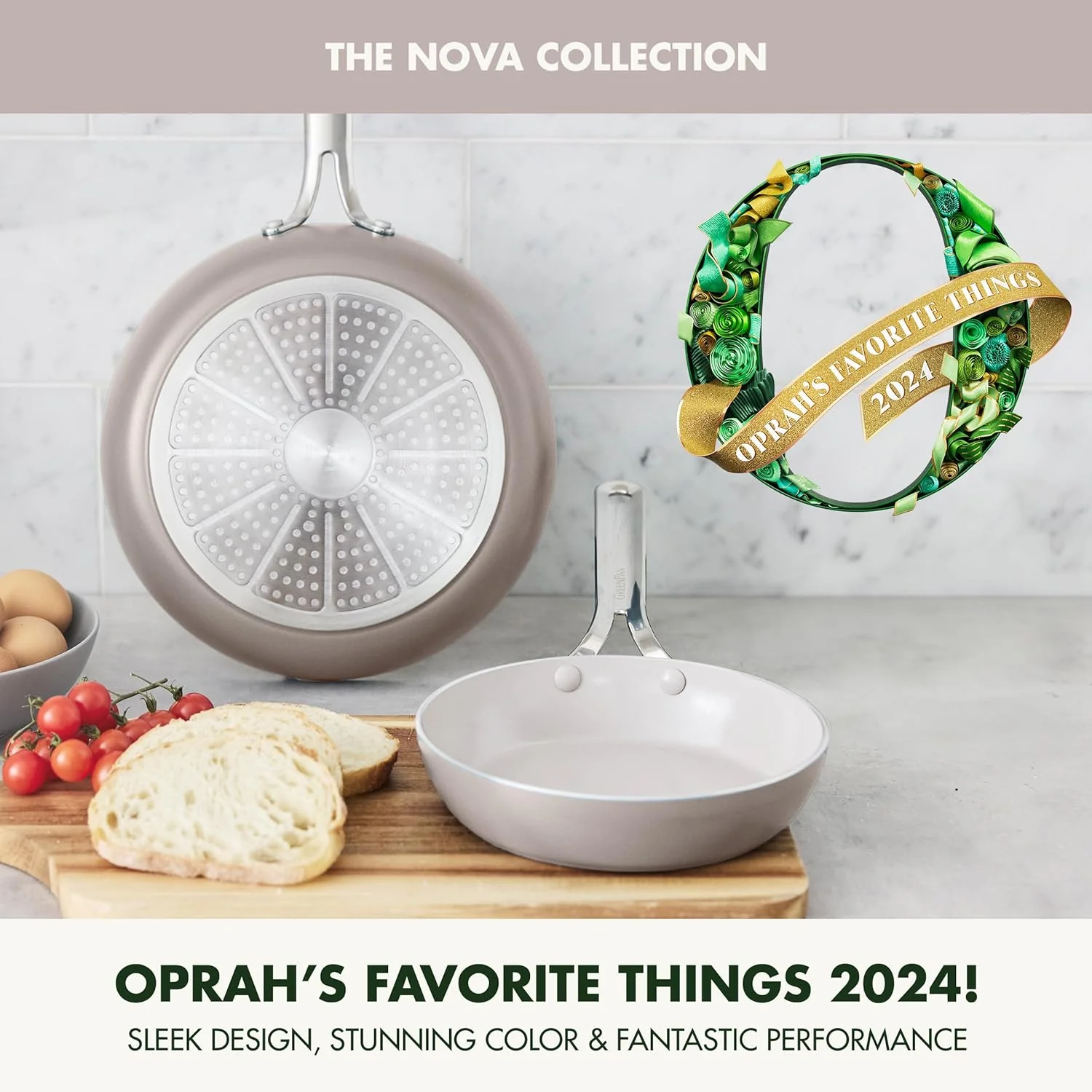 ست تابه نچسب سرامیکی گرین پن نوا، سایز 8 و 10 اینچ، سالم، بدون PFAS، مناسب برای اجاق های القایی، قابل شستشو در ماشین ظرفشویی و استفاده در فر، رنگ خاک رس ست تابه نچسب سرامیکی گرین پن نوا، سایز 8 و 10 اینچ، سالم، بدون PFAS، مناسب برای اجاق های القایی، قابل شستشو در ماشین ظرفشویی و استفاده در فر، رنگ خاک رس