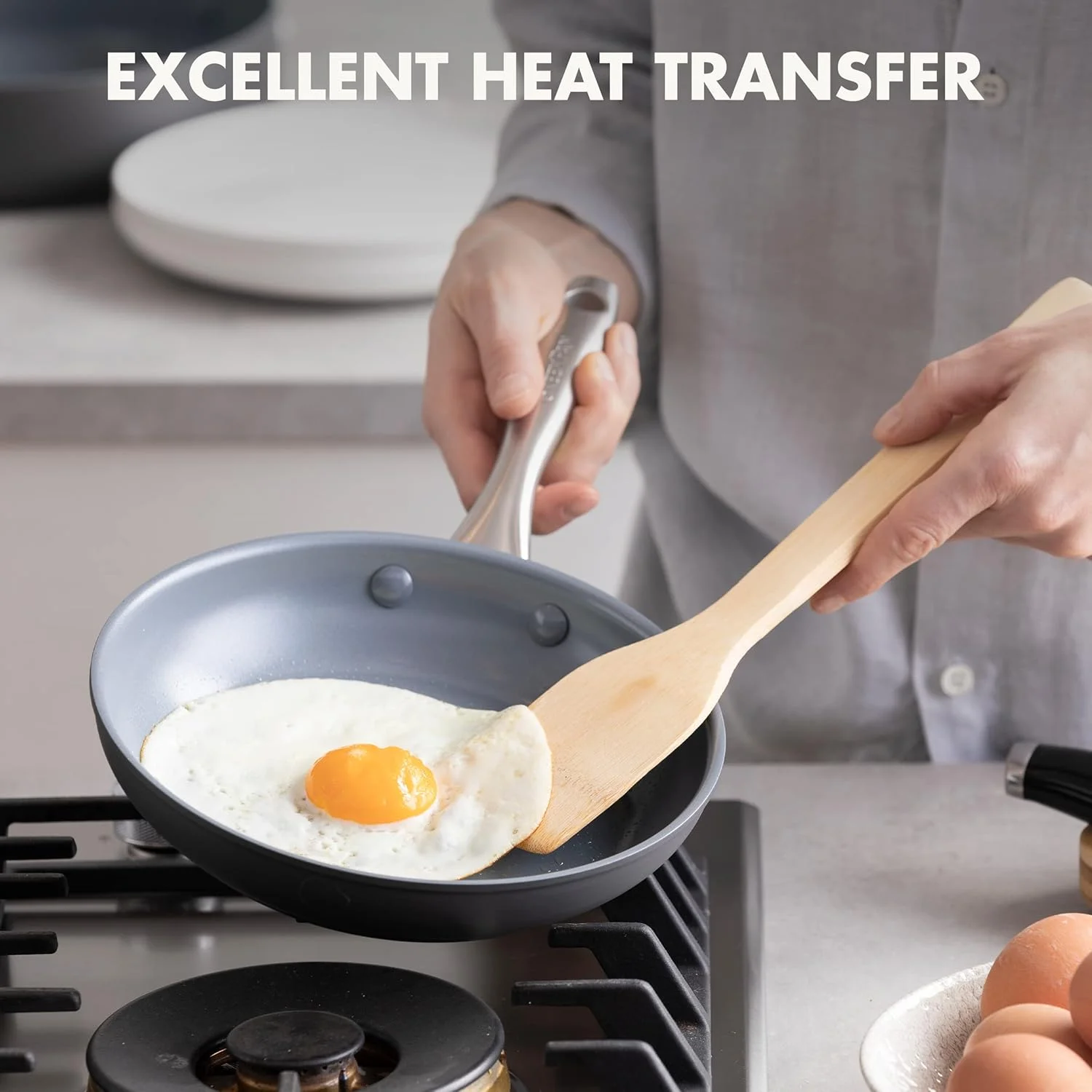 تابه سرخ کن بدون روغن 20 سانتی متری گرین پن مدل لیما تابه سرخ کن بدون روغن 20 سانتی متری گرین پن مدل لیما