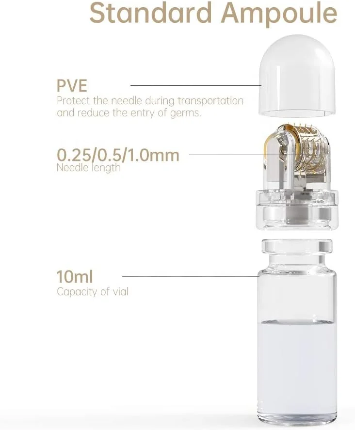 غلتک هیدرا HICITI، غلتک درما میکرونیدل و اپلیکاتور سرم - ابزار میکرونیدلینگ آرایشی (0.5 میلی متر) غلتک هیدرا HICITI، غلتک درما میکرونیدل و اپلیکاتور سرم - ابزار میکرونیدلینگ آرایشی (0.5 میلی متر)