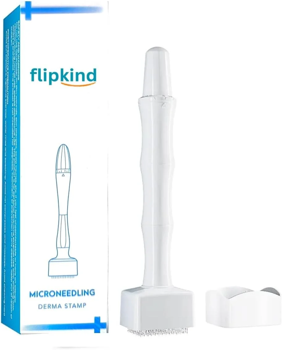 ابزار میکرونیدلینگ درما استمپ اصلی Flipkind - قلم زیبایی حرفه ای قابل تنظیم برای زنان و مردان - بهترین انتخاب نسبت به درما رولر ابزار میکرونیدلینگ درما استمپ اصلی Flipkind - قلم زیبایی حرفه ای قابل تنظیم برای زنان و مردان - بهترین انتخاب نسبت به درما رولر