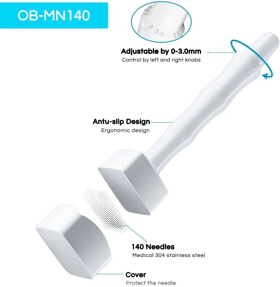 ابزار میکرونیدلینگ درما استمپ اصلی Flipkind - قلم زیبایی حرفه ای قابل تنظیم برای زنان و مردان - بهترین انتخاب نسبت به درما رولر