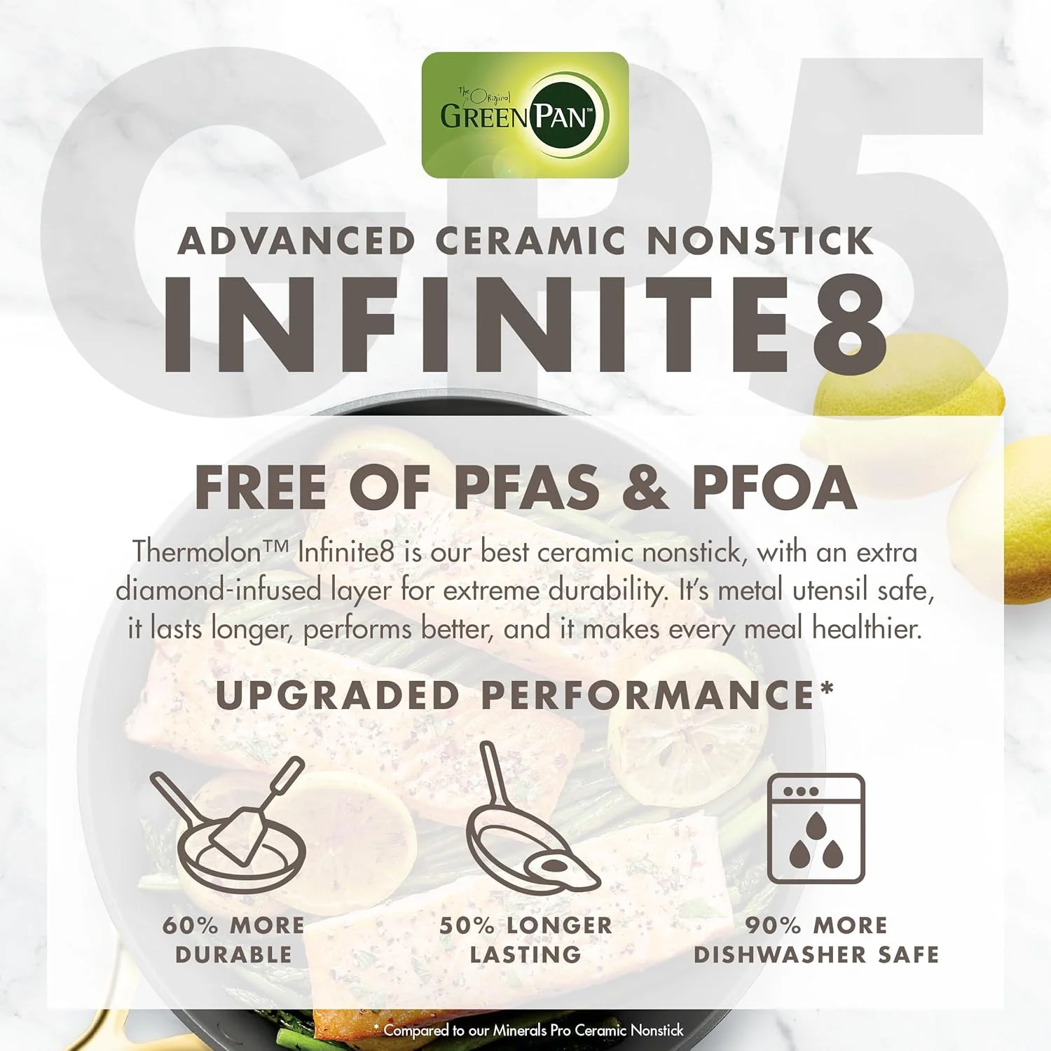 ست تابه 2 تکه گرین پن GP5، سایز 9.5 و 11 اینچ، آلومینیوم سخت آنودایز شده با پوشش نچسب سرامیکی سالم و بدون PFAS، دسته های شامپاین، سطح صاف، مناسب برای اجاق های القایی، قابل شستشو در ماشین ظرفشویی و استفاده در فر، رنگ خاک رس ست تابه 2 تکه گرین پن GP5، سایز 9.5 و 11 اینچ، آلومینیوم سخت آنودایز شده با پوشش نچسب سرامیکی سالم و بدون PFAS، دسته های شامپاین، سطح صاف، مناسب برای اجاق های القایی، قابل شستشو در ماشین ظرفشویی و استفاده در فر، رنگ خاک رس