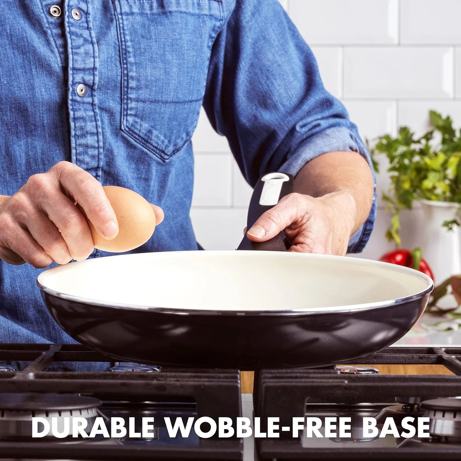 GreenPan Rio Healthy Ceramic Nonstick 12" Frying Pan Skillet, PFAS-Free, Dishwasher Safe, Black GreenPan Rio Healthy Ceramic Nonstick 12" Frying Pan Skillet, PFAS-Free, Dishwasher Safe, Black