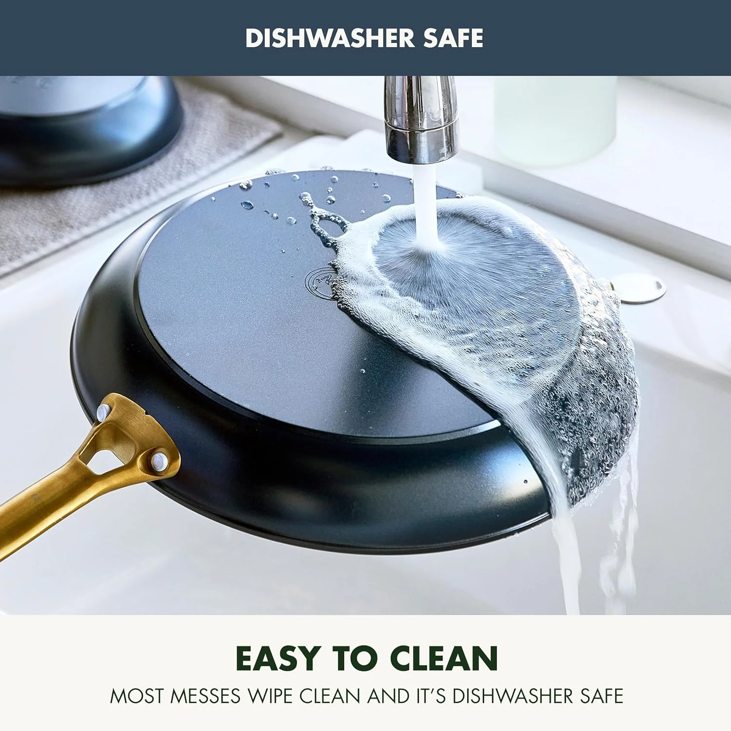 ست 3 تکه تابه نچسب سرامیکی سخت آنودایز شده GreenPan Reserve، دسته طلایی، بدون PFAS، قابل شستشو در ماشین ظرفشویی، قابل استفاده در فر، آبی تیره، 8، 10 و 12 اینچ ست 3 تکه تابه نچسب سرامیکی سخت آنودایز شده GreenPan Reserve، دسته طلایی، بدون PFAS، قابل شستشو در ماشین ظرفشویی، قابل استفاده در فر، آبی تیره، 8، 10 و 12 اینچ