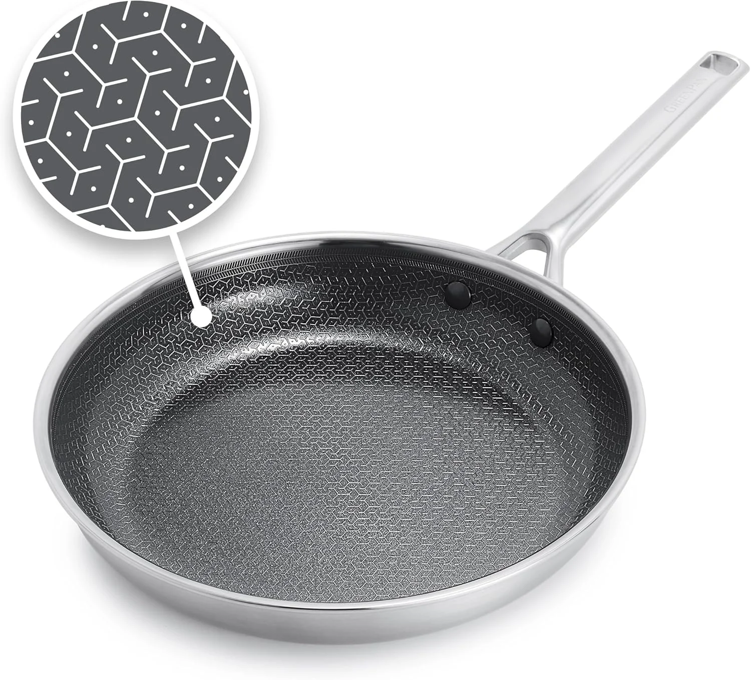 ماهیتابه باز GP-ROY 3PLY طرح Wishbone PATT + Gr 7022+BlD_9G سایز 26 سانتی متر