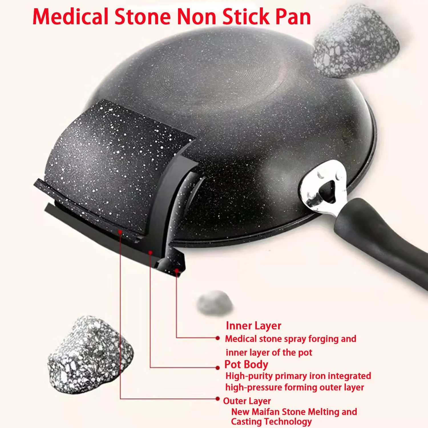 GGEROU Nonstick Frying Pan Skillet,Swiss Granite Coating Omelette Pan with Soft Touch Handle,Non-Stick Saute Pan Deep Skillet with Cover, Healthy Stone Cookware Saucepans, PFOA Free,11 Inch (1 Pan) GGEROU Nonstick Frying Pan Skillet,Swiss Granite Coating Omelette Pan with Soft Touch Handle,Non-Stick Saute Pan Deep Skillet with Cover, Healthy Stone Cookware Saucepans, PFOA Free,11 Inch (1 Pan)
