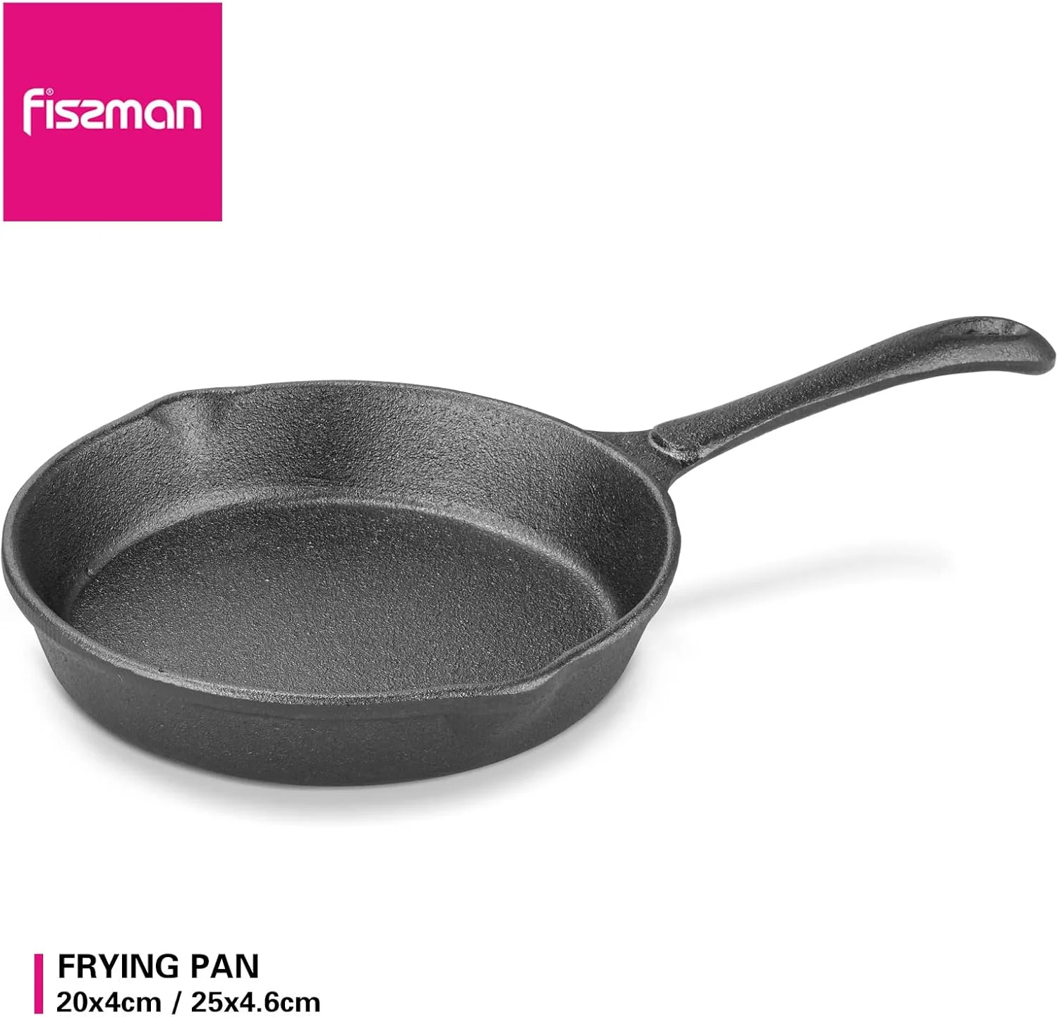 تابه چدنی فیسمن با قطر 25 سانتی متر و دهانه خروجی، تابه چدنی با عمق 4.6 سانتی متر و سوراخ آویز | تابه چدنی نچسب | پخت و پز با حرارت بالا در کمپ | کف القایی | قابل استفاده در فر تابه چدنی فیسمن با قطر 25 سانتی متر و دهانه خروجی، تابه چدنی با عمق 4.6 سانتی متر و سوراخ آویز | تابه چدنی نچسب | پخت و پز با حرارت بالا در کمپ | کف القایی | قابل استفاده در فر