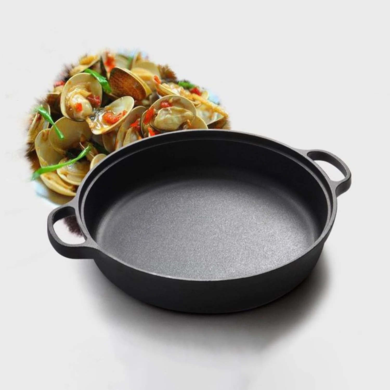 Skillet Nonstick | Non Sticking Pan With Lid for Induction Cookers,Ergonomic Kitchen Tool, Cooking Skillet for Breakfast Pancake Dinner