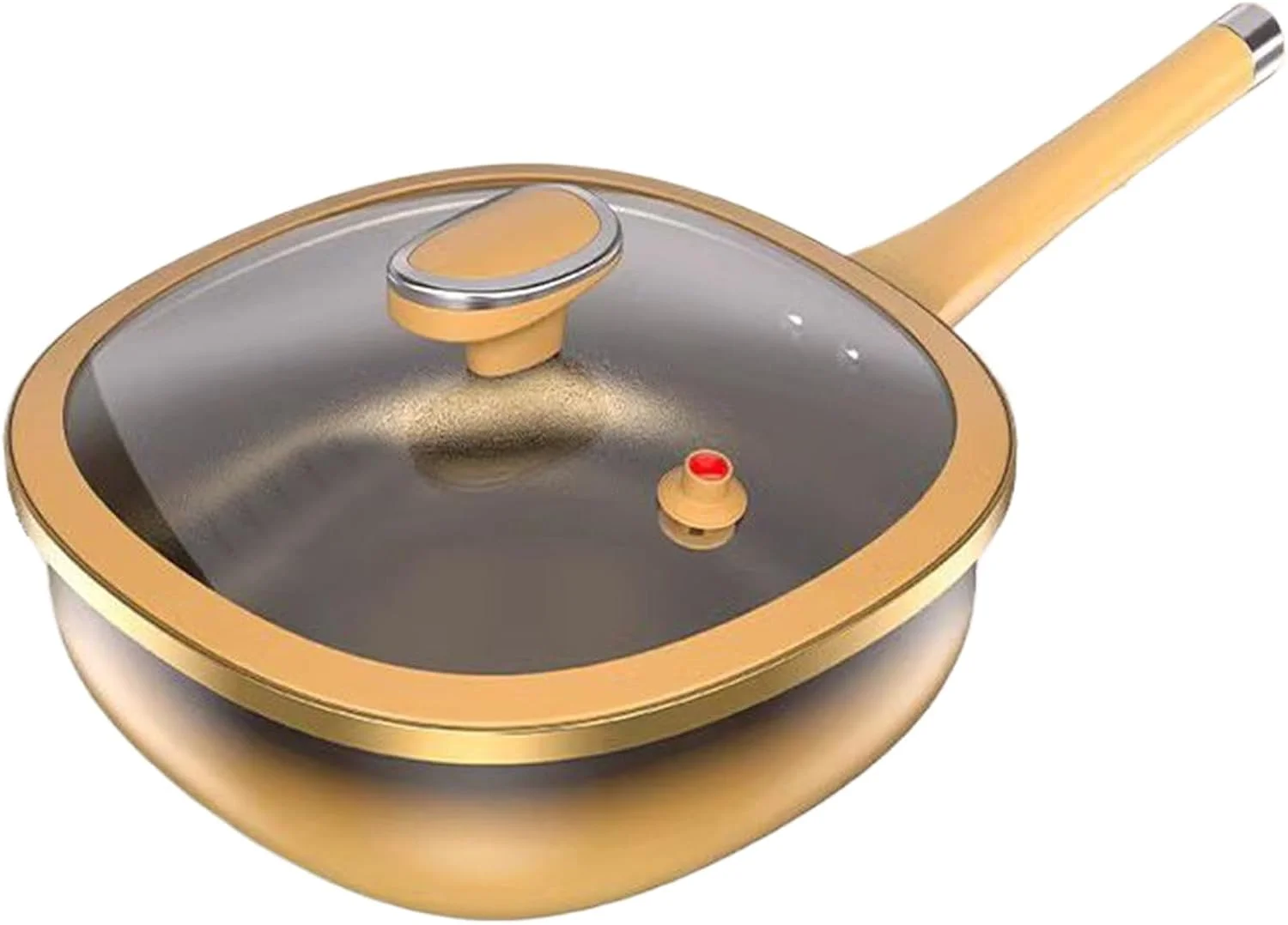 تابه سرخ کردنی | تابه نچسب با درب | تابه آشپزی برای اجاق القایی برقی، خانه، رستوران، آپارتمان، کمپینگ، کباب کردن، پخت و پز