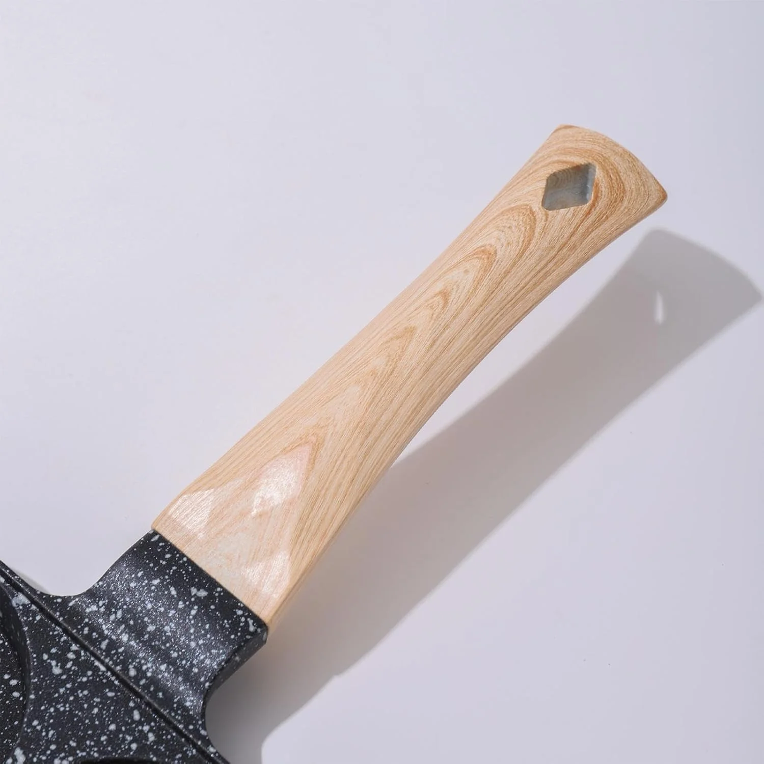 تابه گریل صبحانه - تابه نچسب تقسیم شده، تابه پخت و پز 3 قسمتی برای اجاق گاز القایی برقی، مناسب برای آشپزخانه منزل، کباب پز، رستوران، همبرگر، استیک، ساندویچ، بیکن و برانچ