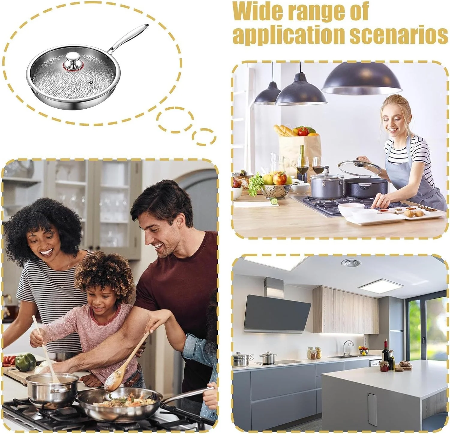 Titanium Hammered Pan,Outdoor Camping Skillet | Nonstick Skillet Griddle Tableware for Daily Use Dorm Apartment Kitchen Restaurant Hotel Camping Titanium Hammered Pan,Outdoor Camping Skillet | Nonstick Skillet Griddle Tableware for Daily Use Dorm Apartment Kitchen Restaurant Hotel Camping