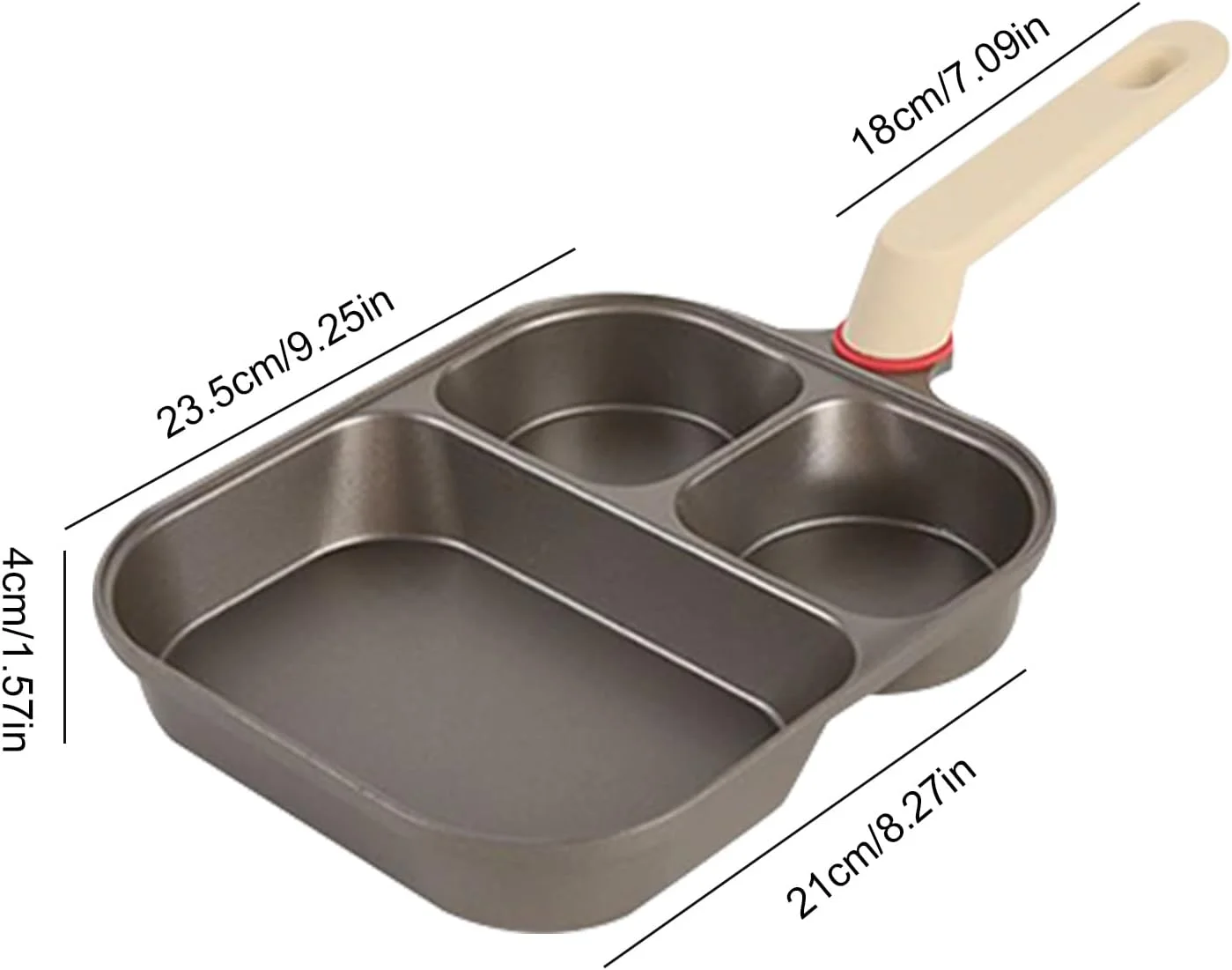 تابه نچسب تخم مرغ، تابه پنکیک صبحانه 3 فنجانی با کاردک و برس روغن | تابه تخم مرغ با دسته ارگونومیک برای پخت پنکیک، تهیه ساندویچ و آماده سازی وعده صبحگاهی مناسب برای سرآشپز و خانه تابه نچسب تخم مرغ، تابه پنکیک صبحانه 3 فنجانی با کاردک و برس روغن | تابه تخم مرغ با دسته ارگونومیک برای پخت پنکیک، تهیه ساندویچ و آماده سازی وعده صبحگاهی مناسب برای سرآشپز و خانه