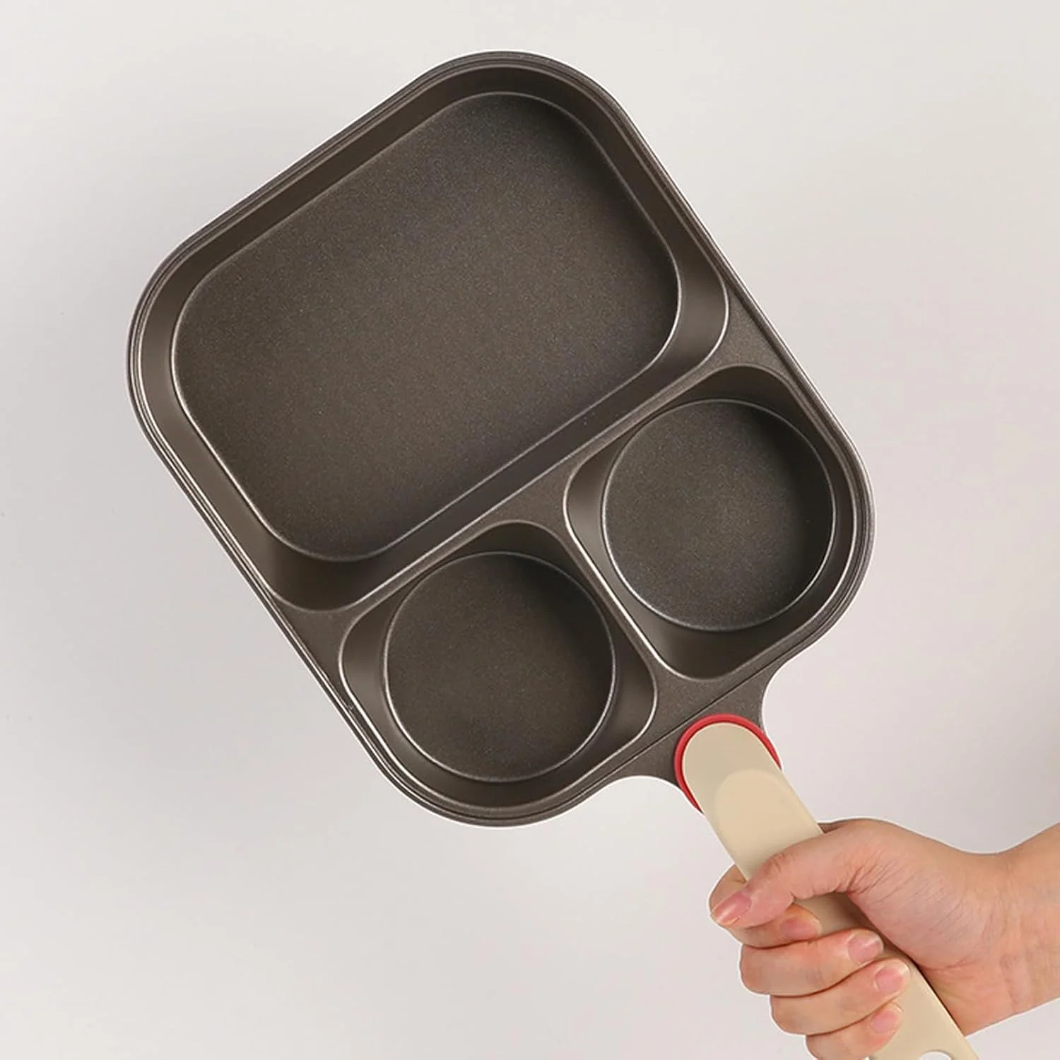 تابه نچسب تخم مرغ، تابه پنکیک صبحانه 3 فنجانی با کاردک و برس روغن | تابه تخم مرغ با دسته ارگونومیک برای پخت پنکیک، تهیه ساندویچ و آماده سازی وعده صبحگاهی مناسب برای سرآشپز و خانه تابه نچسب تخم مرغ، تابه پنکیک صبحانه 3 فنجانی با کاردک و برس روغن | تابه تخم مرغ با دسته ارگونومیک برای پخت پنکیک، تهیه ساندویچ و آماده سازی وعده صبحگاهی مناسب برای سرآشپز و خانه