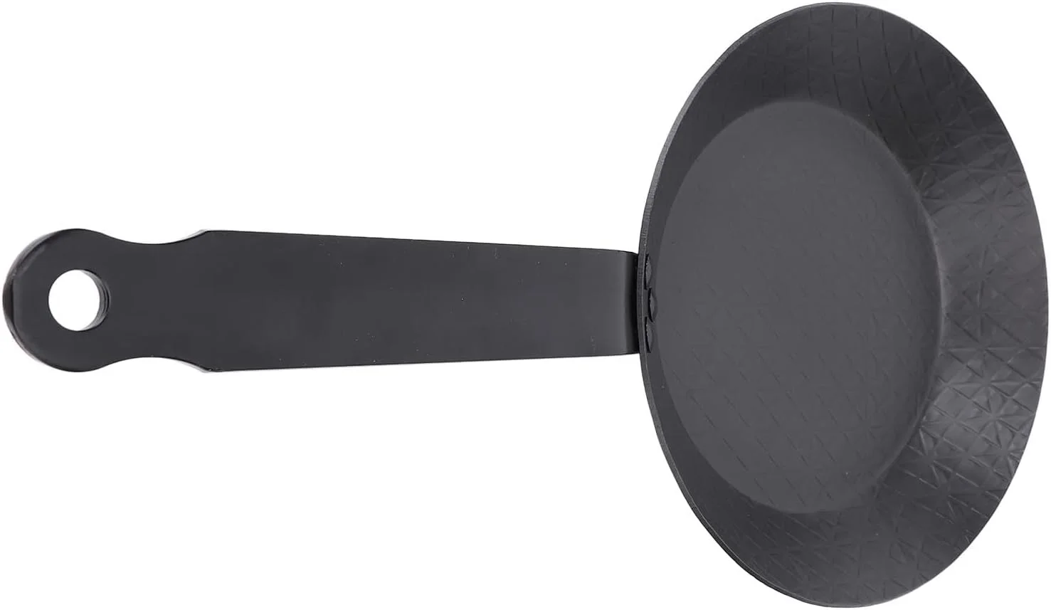 تابه استیک GLOGLOW، تابه چند منظوره قابل حمل و سبک وزن از جنس فولاد کربنی با حرارت یکنواخت، تابه املت نچسب آسان، تابه استیک مناسب برای اجاق گاز و اجاق القایی (S 10x7x4cm)