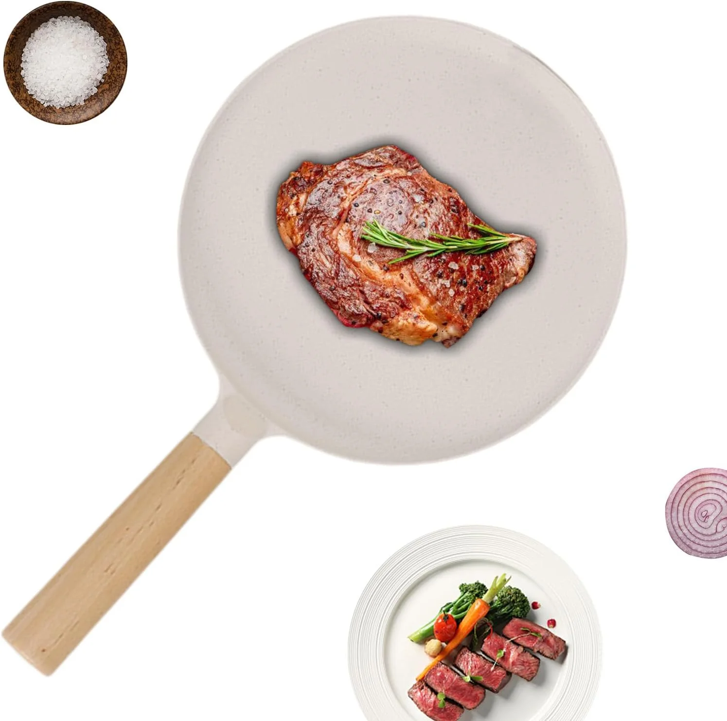 تابه نچسب، تابه و ماهیتابه 24 سانتی متری | رسانای سریع حرارت با دسته ارگونومیک، ظروف پخت و پز برای اجاق گاز، فر، آشپزخانه، پخت و پز حرفه ای رستوران تابه نچسب، تابه و ماهیتابه 24 سانتی متری | رسانای سریع حرارت با دسته ارگونومیک، ظروف پخت و پز برای اجاق گاز، فر، آشپزخانه، پخت و پز حرفه ای رستوران